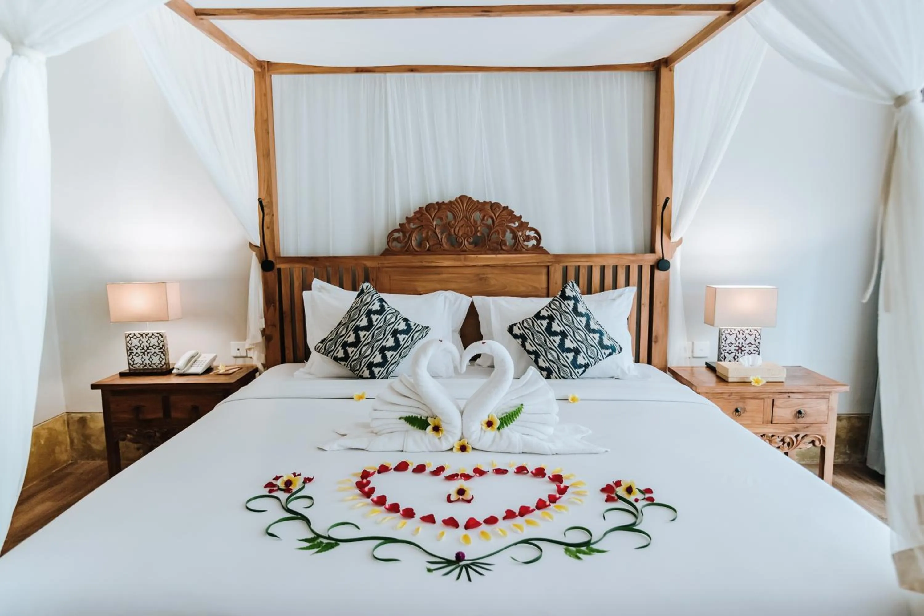 Bed in Bucu View Resort