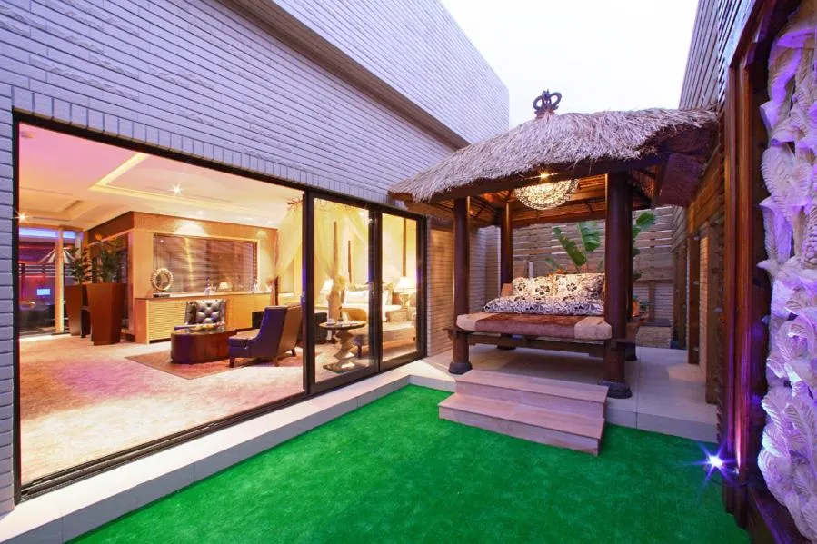 Seating area, Bed in Amain Boutique Motel - Tucheng 217