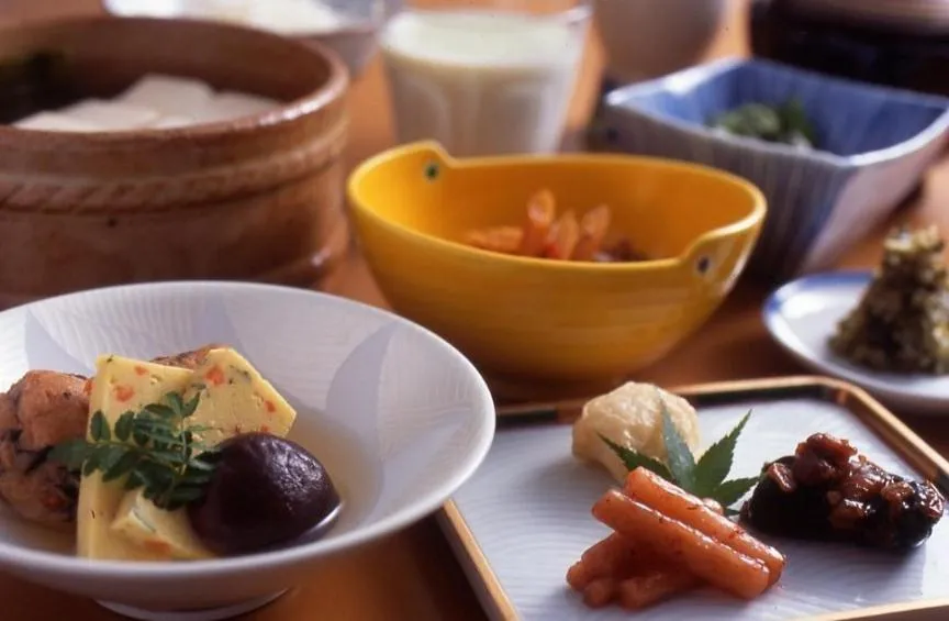 Breakfast in Japanese Ryokan Seryo