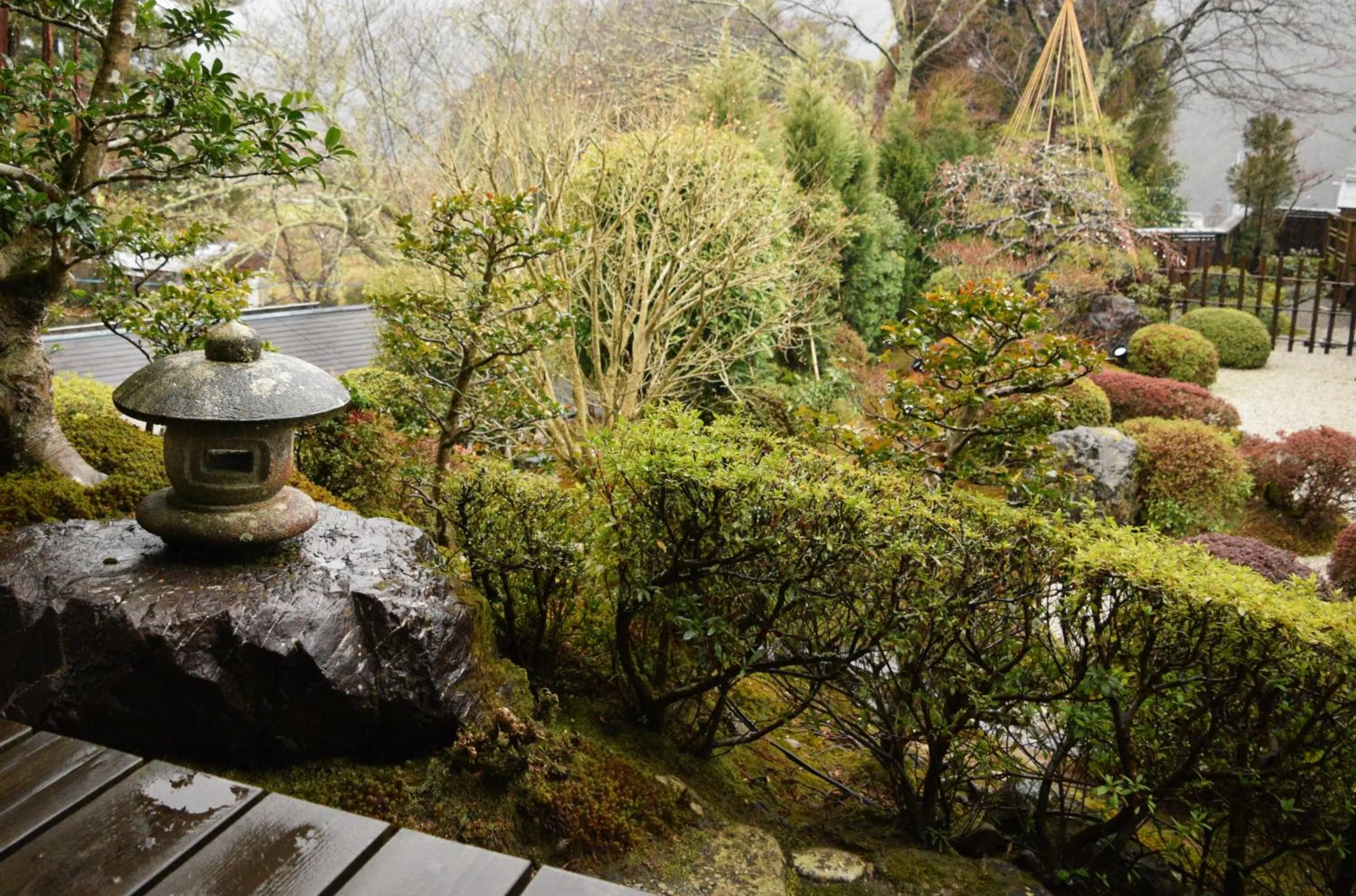 Garden in Japanese Ryokan Seryo