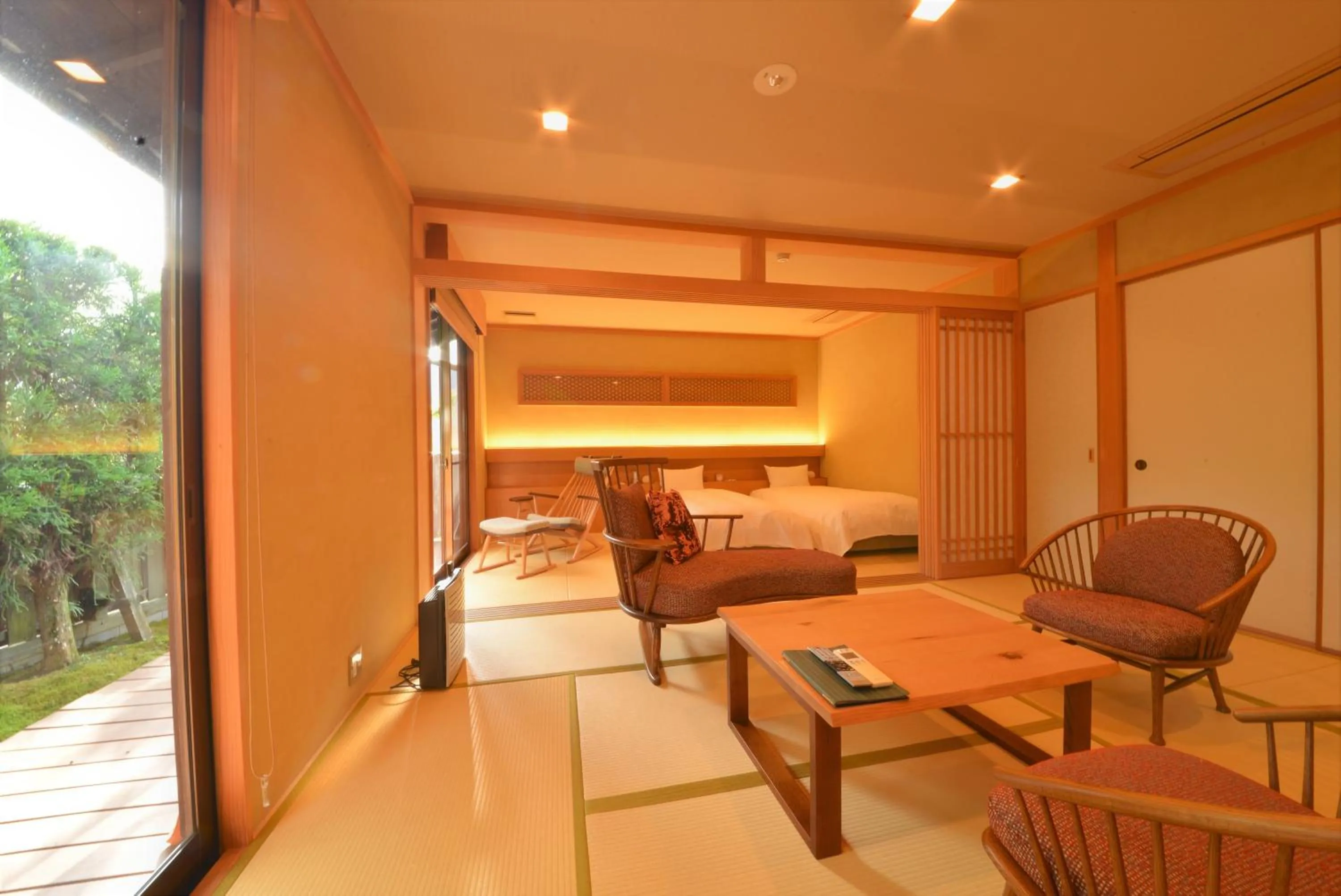 Living room in Japanese Ryokan Seryo
