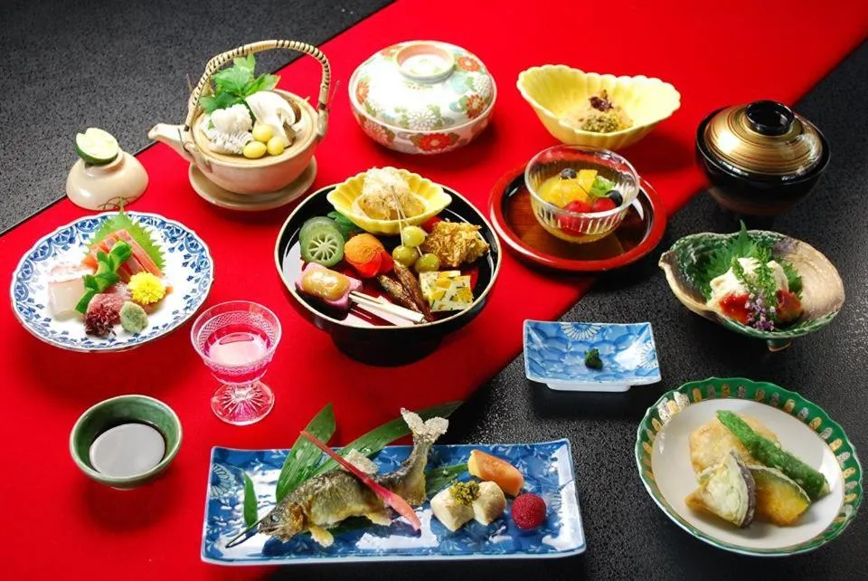 Dinner in Japanese Ryokan Seryo