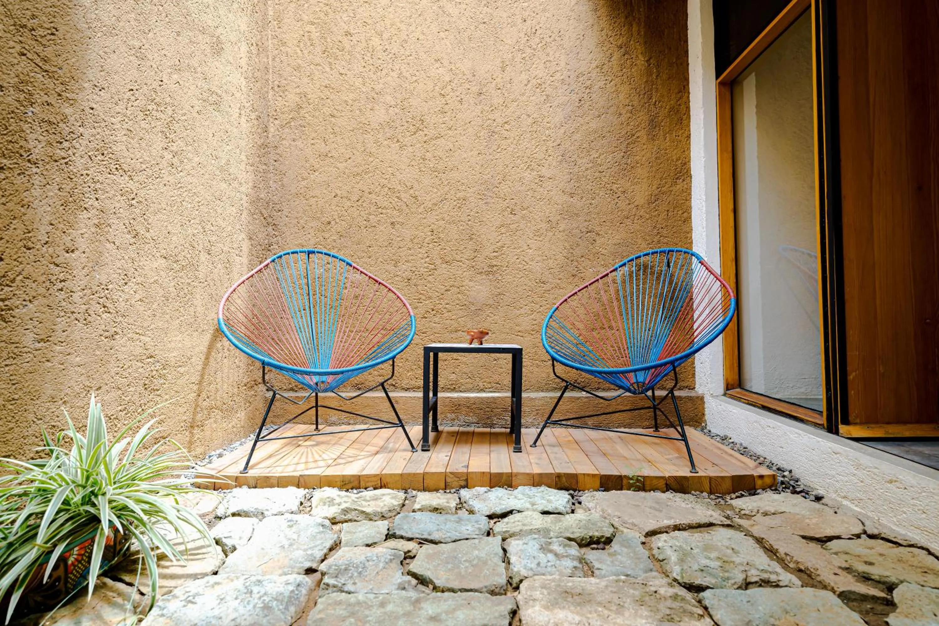 Patio in Hotel con Corazón Oaxaca