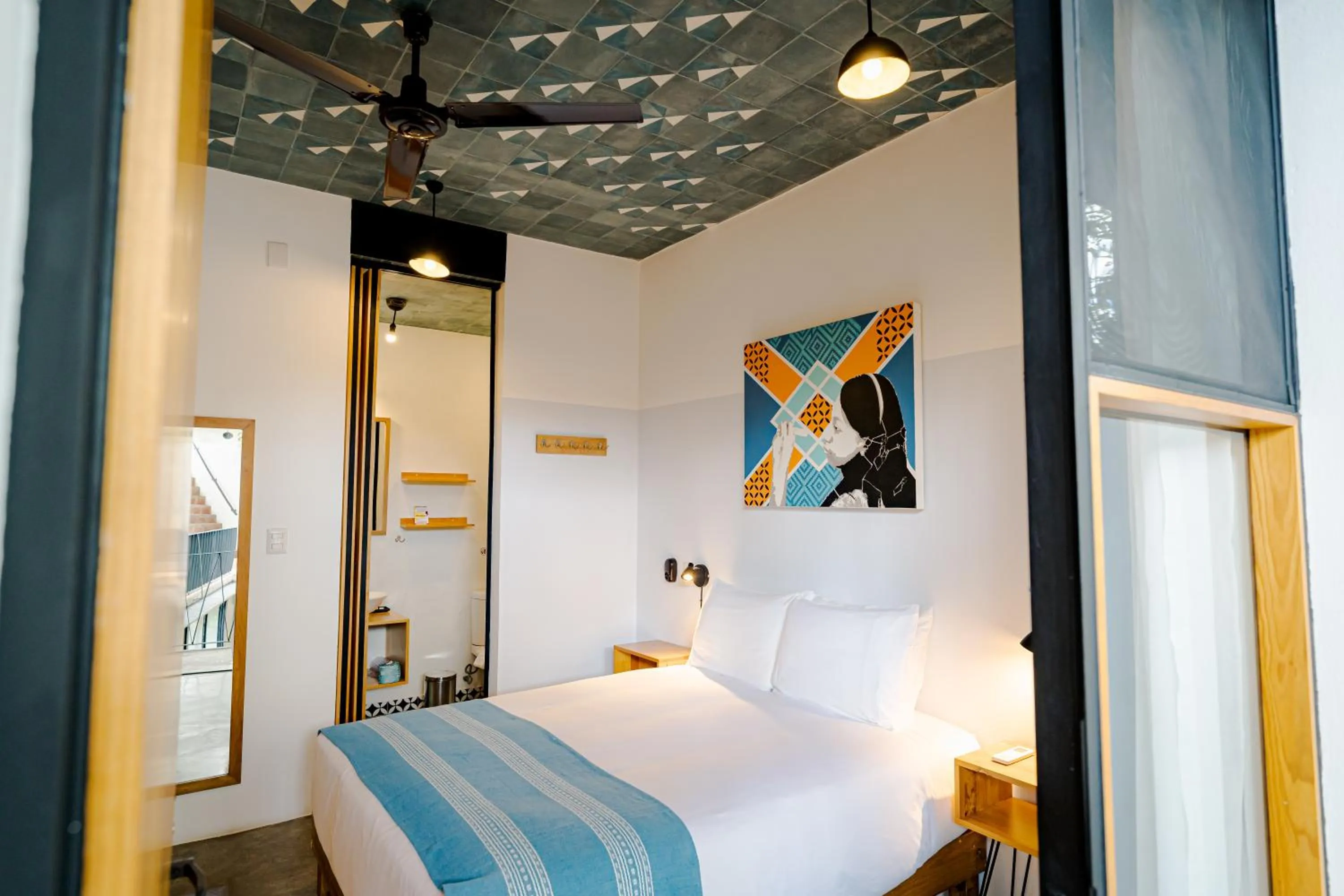 Toilet, Bed in Hotel con Corazón Oaxaca