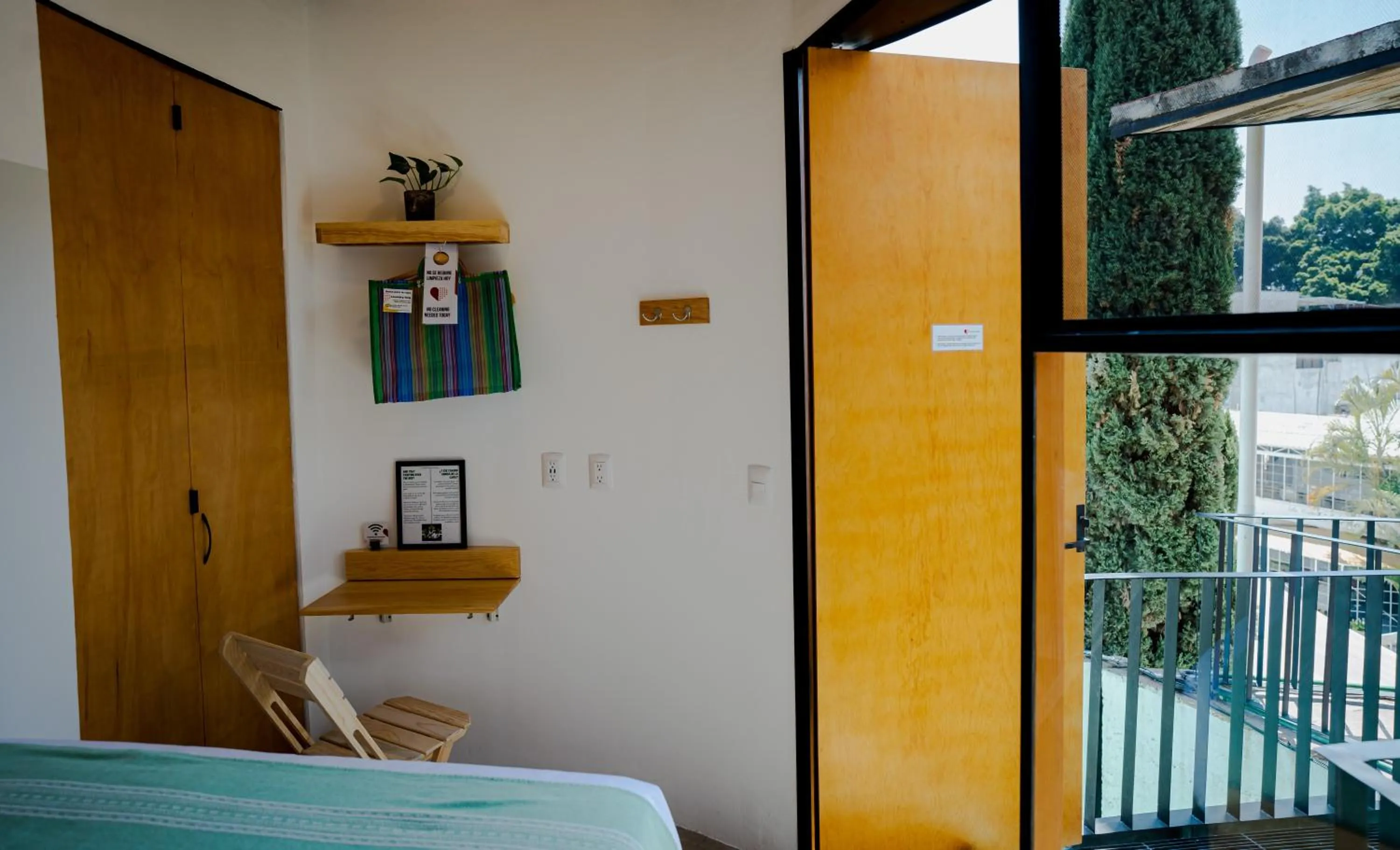 Bedroom, Bed in Hotel con Corazón Oaxaca