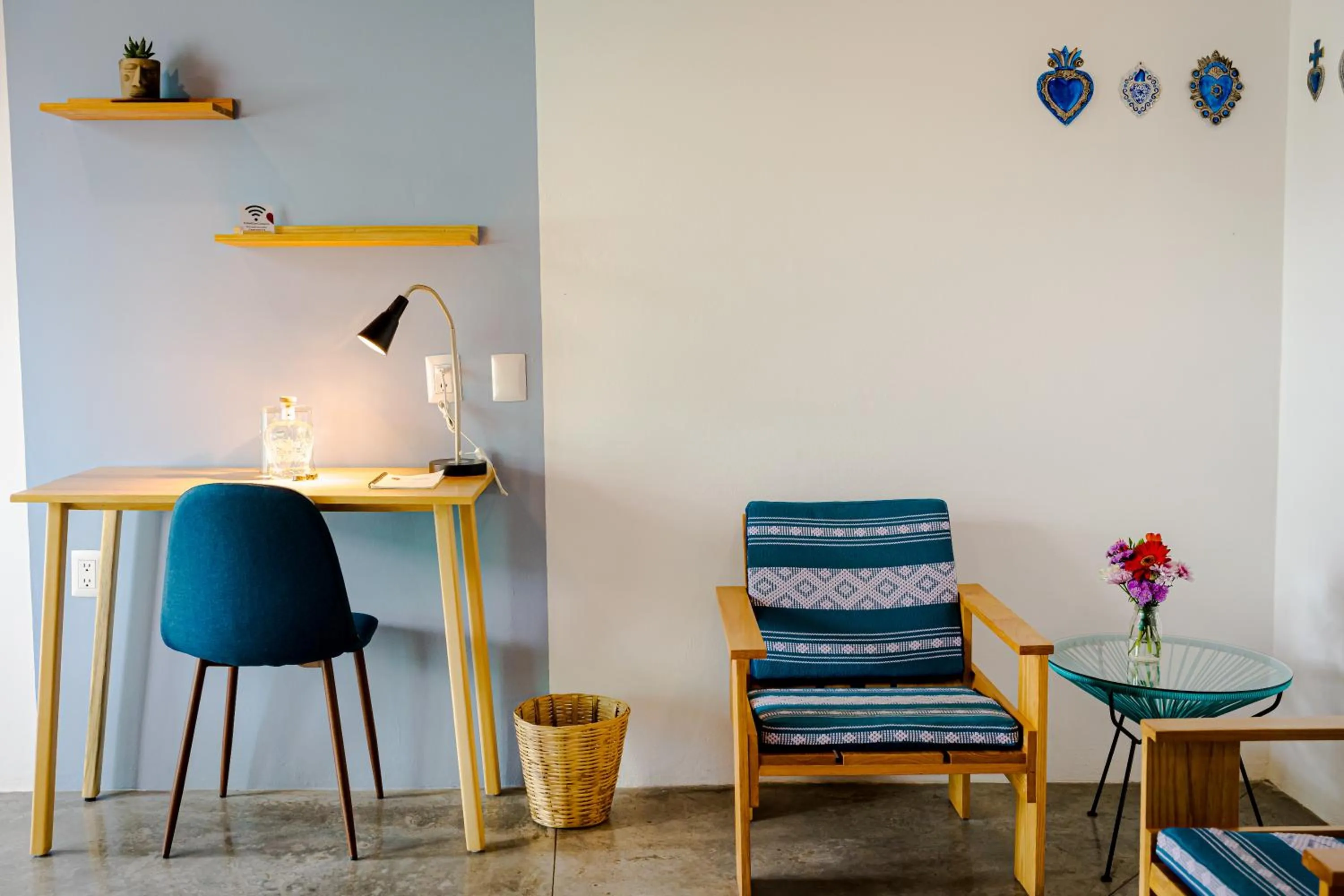 Decorative detail in Hotel con Corazón Oaxaca