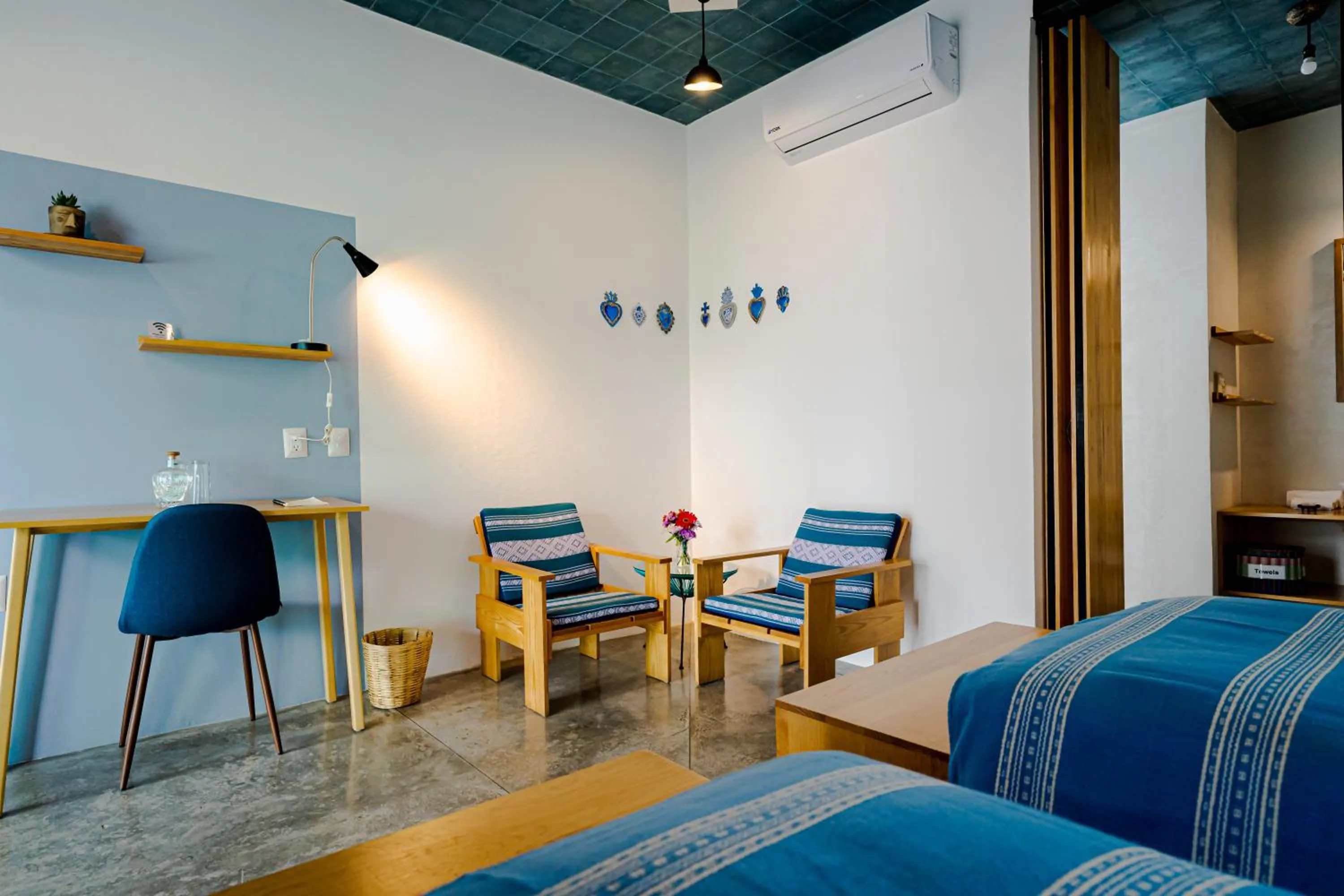 Decorative detail in Hotel con Corazón Oaxaca