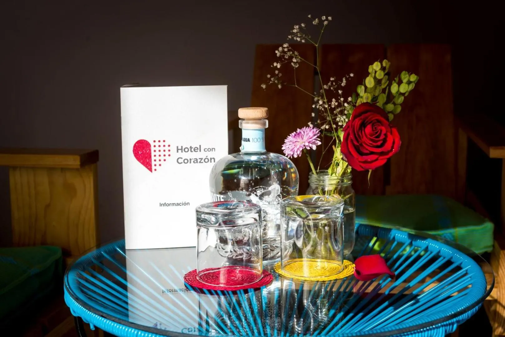 Decorative detail in Hotel con Corazón Oaxaca