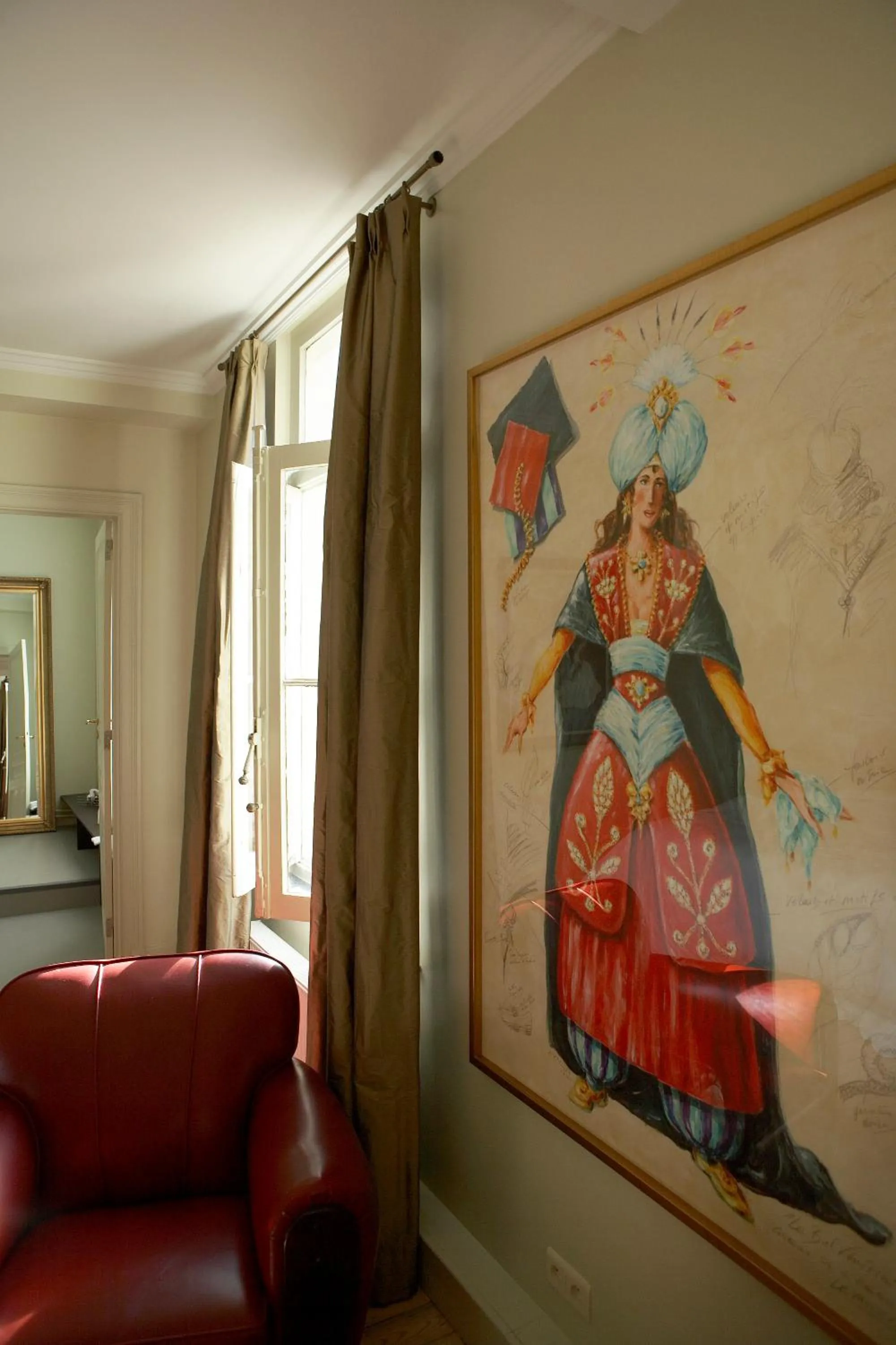 Decorative detail in Le Vaudeville