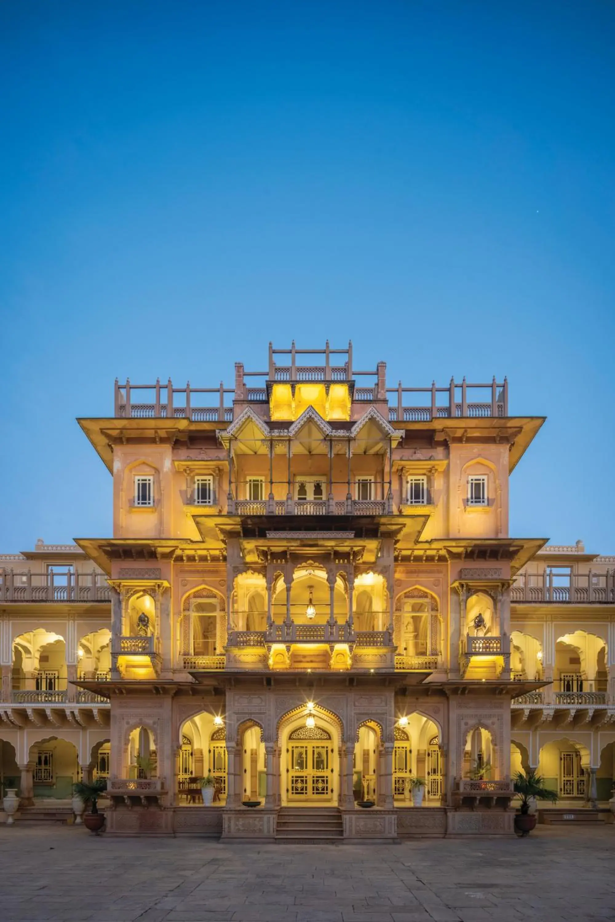 Facade/entrance in Chomu Palace Jaipur - A Heritage Hotel Facade/entrance in Chomu Palace Jaipur - A Heritage Hotel