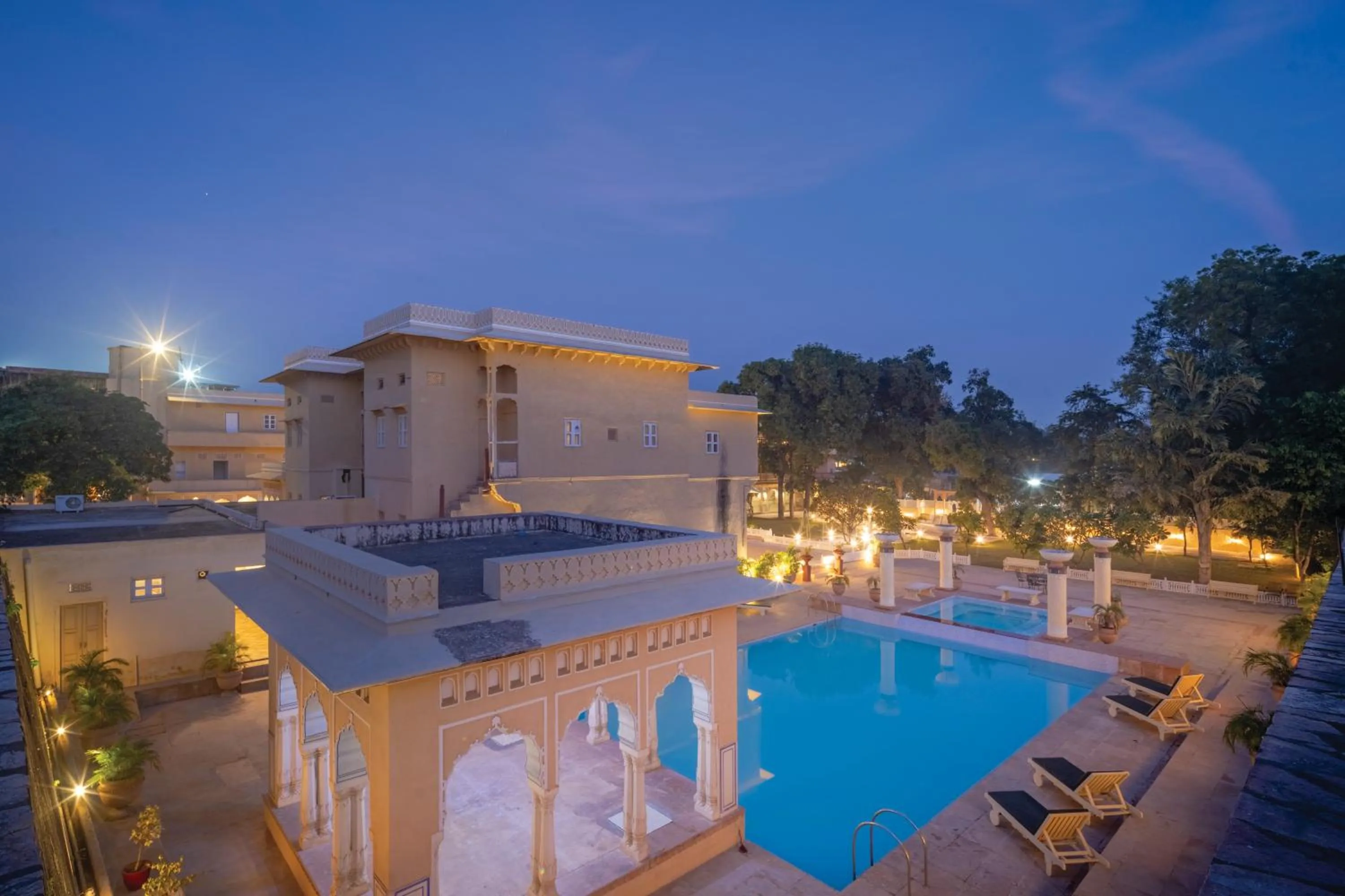Night in Chomu Palace Jaipur - A Heritage Hotel