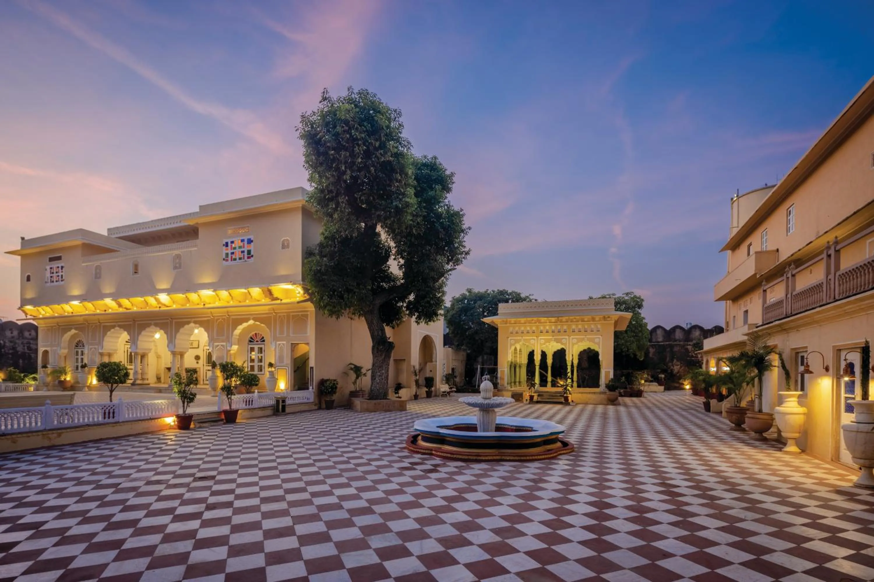 Property building in Chomu Palace Jaipur - A Heritage Hotel