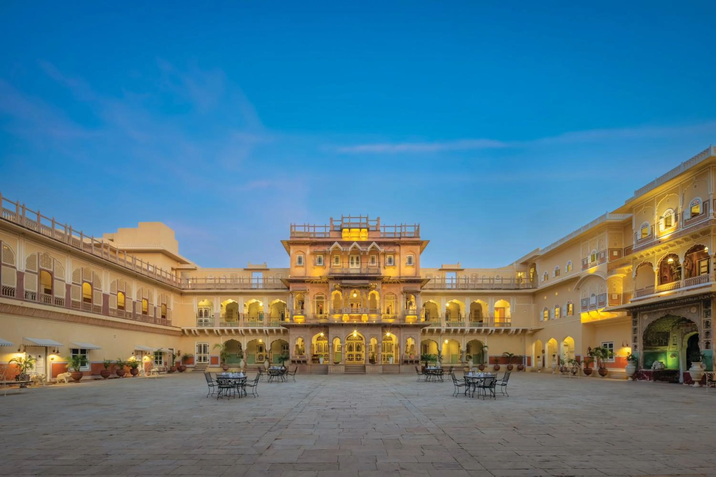 Property building in Chomu Palace Jaipur - A Heritage Hotel