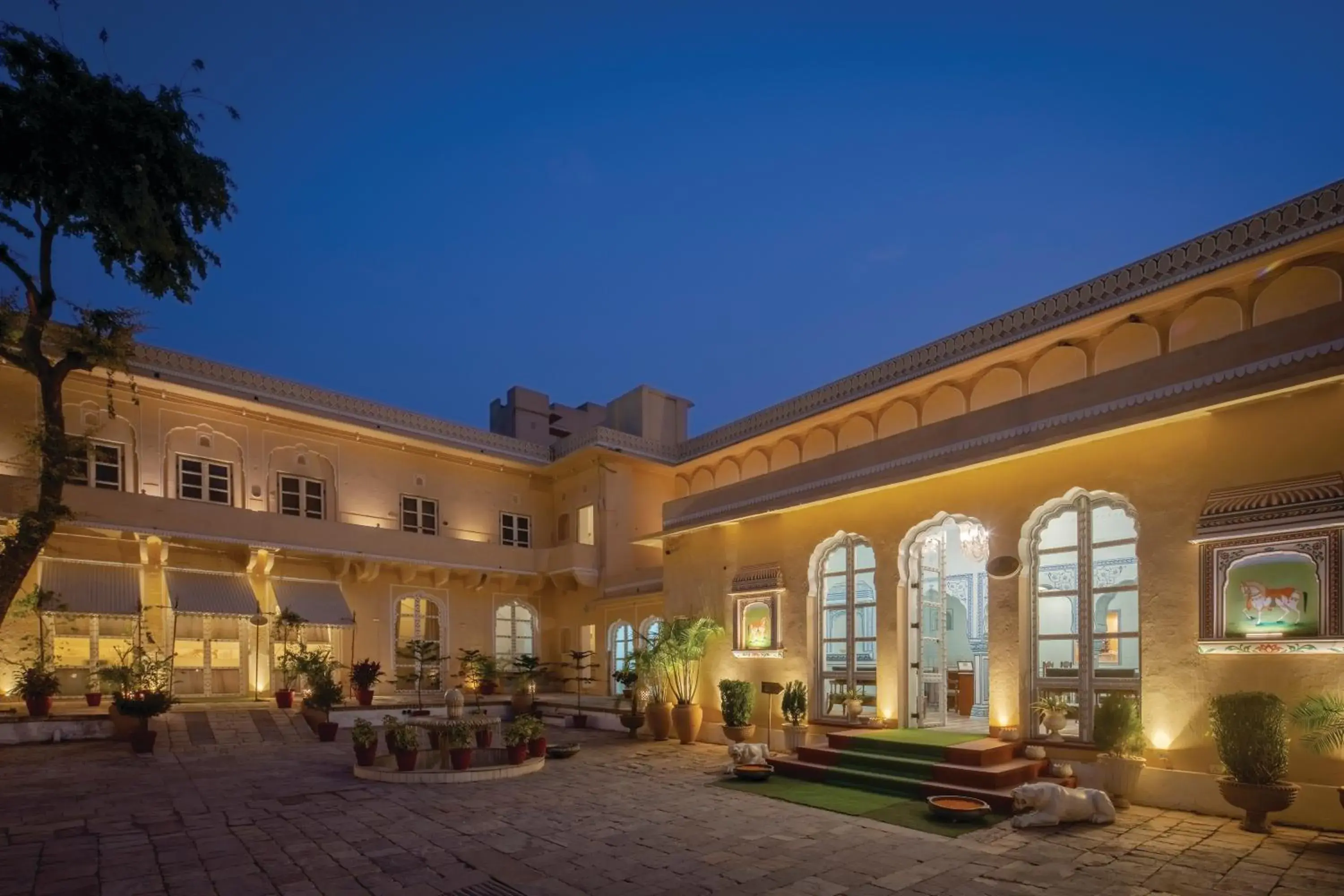 Facade/entrance in Chomu Palace Jaipur - A Heritage Hotel Facade/entrance in Chomu Palace Jaipur - A Heritage Hotel