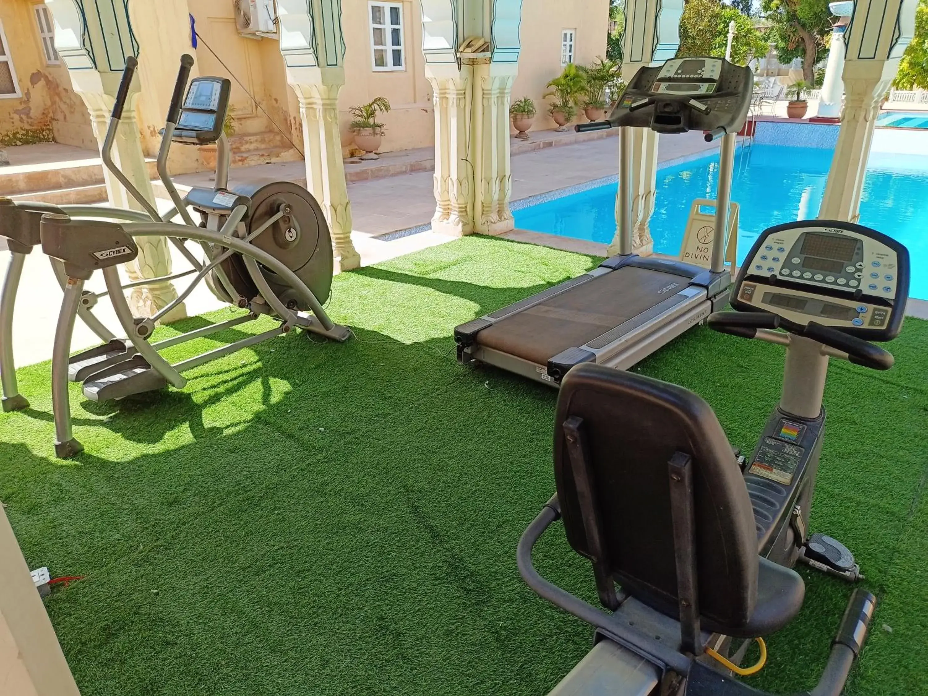 Fitness centre/facilities in Chomu Palace Jaipur - A Heritage Hotel Fitness centre/facilities in Chomu Palace Jaipur - A Heritage Hotel