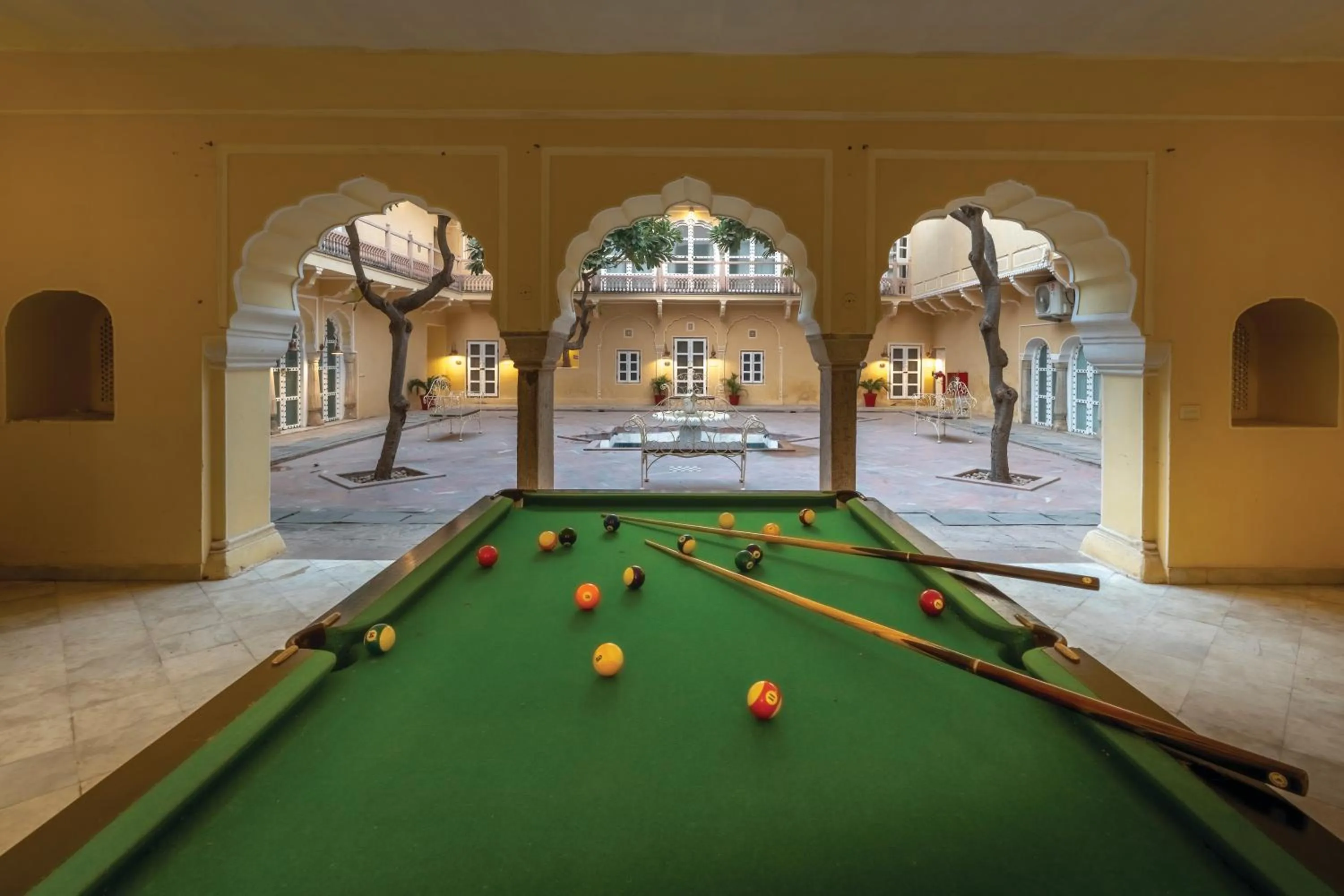 Billiard in Chomu Palace Jaipur - A Heritage Hotel