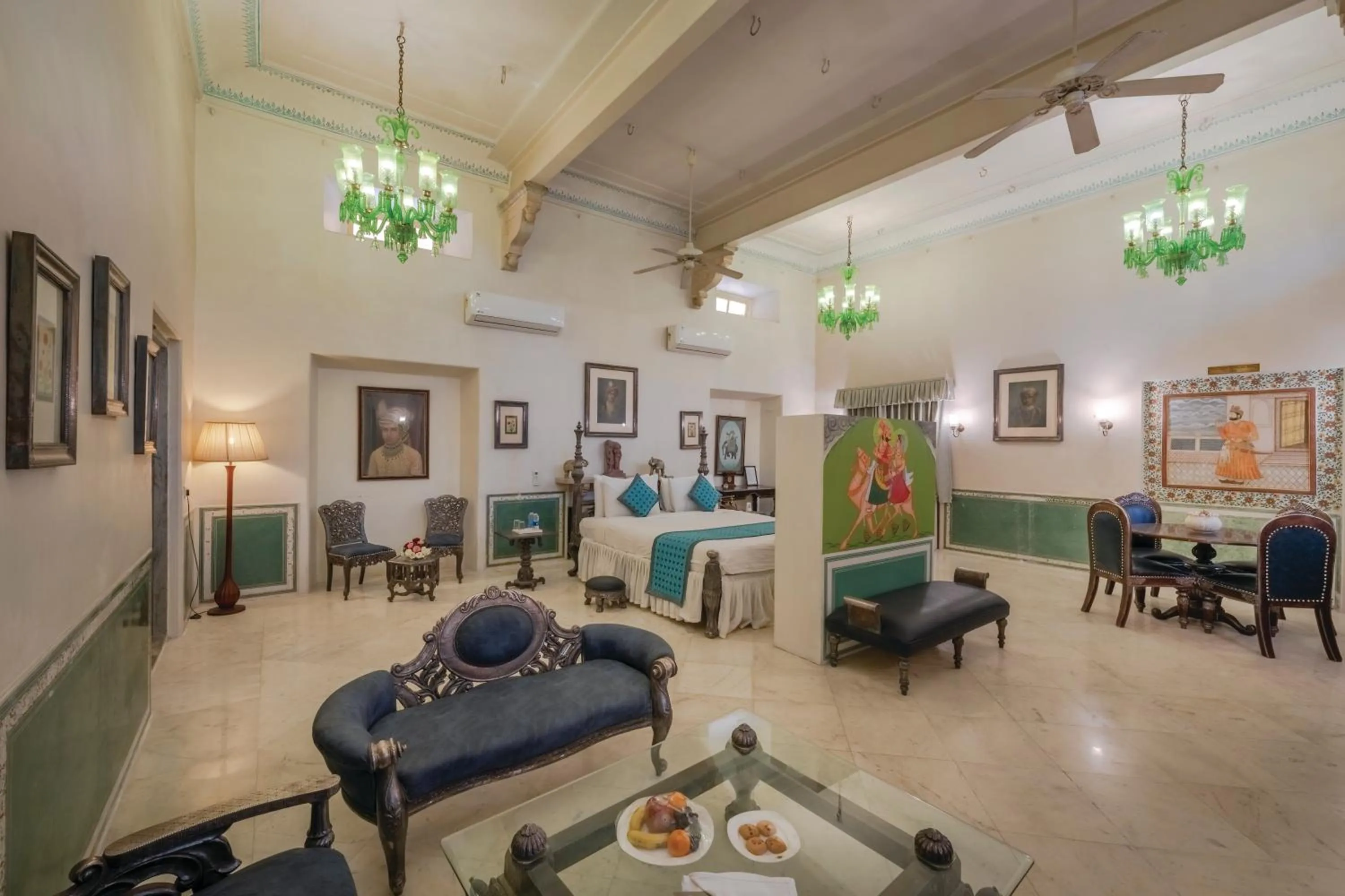 Photo of the whole room in Chomu Palace Jaipur - A Heritage Hotel