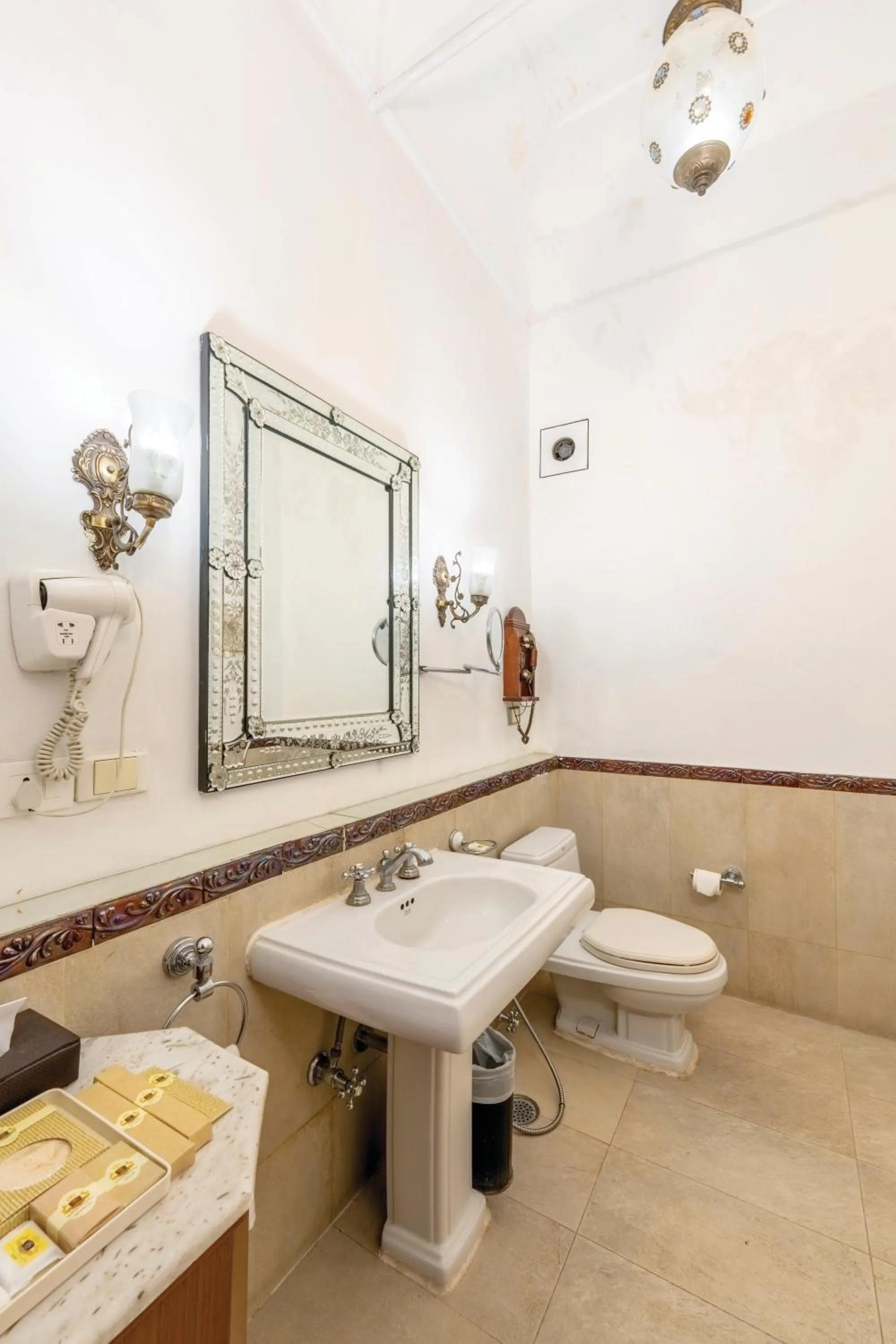 Toilet in Chomu Palace Jaipur - A Heritage Hotel