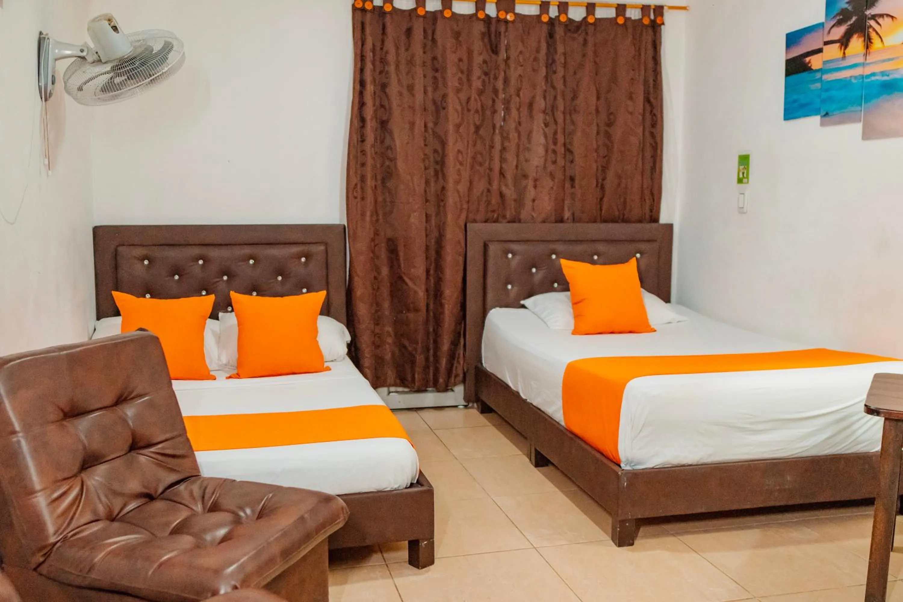 Bed in Hotel Gran Palacio