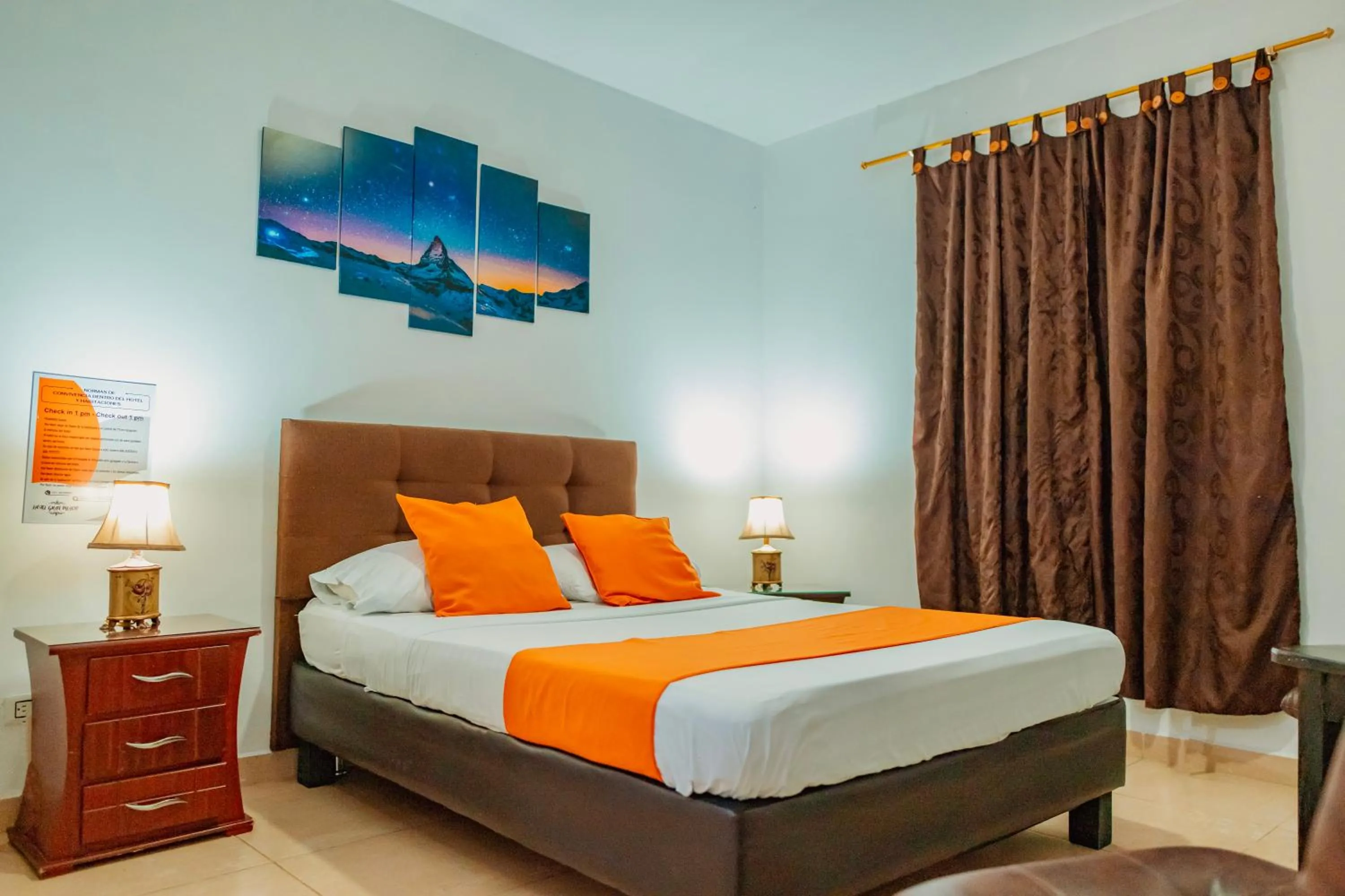 Bed in Hotel Gran Palacio