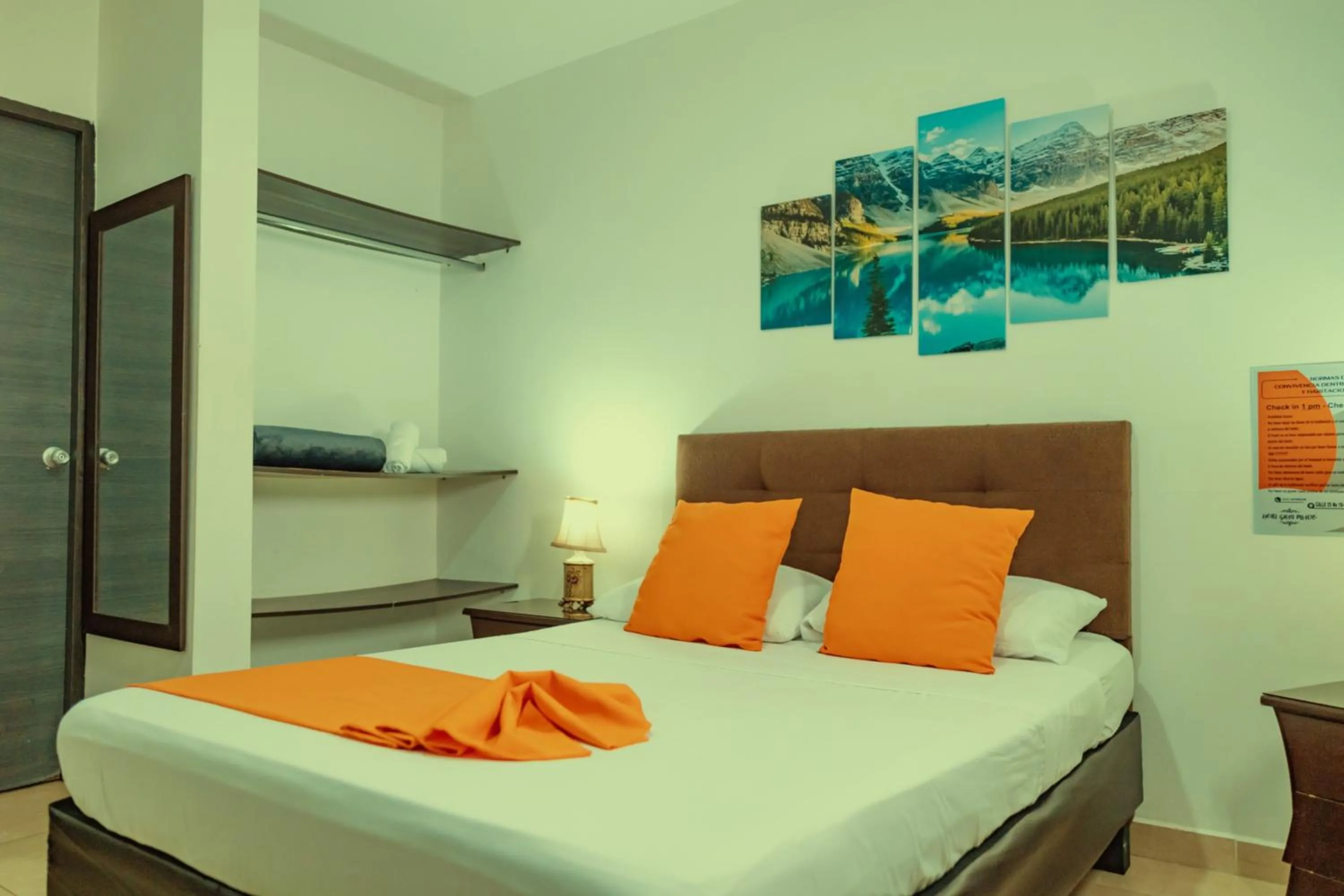 Bed in Hotel Gran Palacio