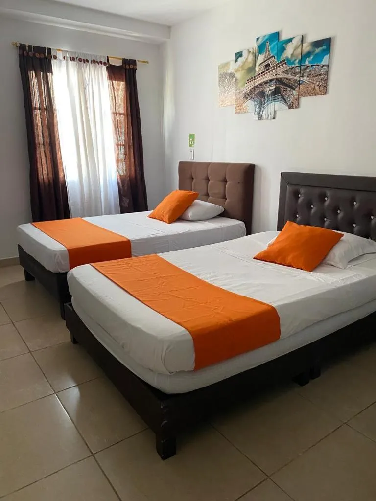 Bed in Hotel Gran Palacio