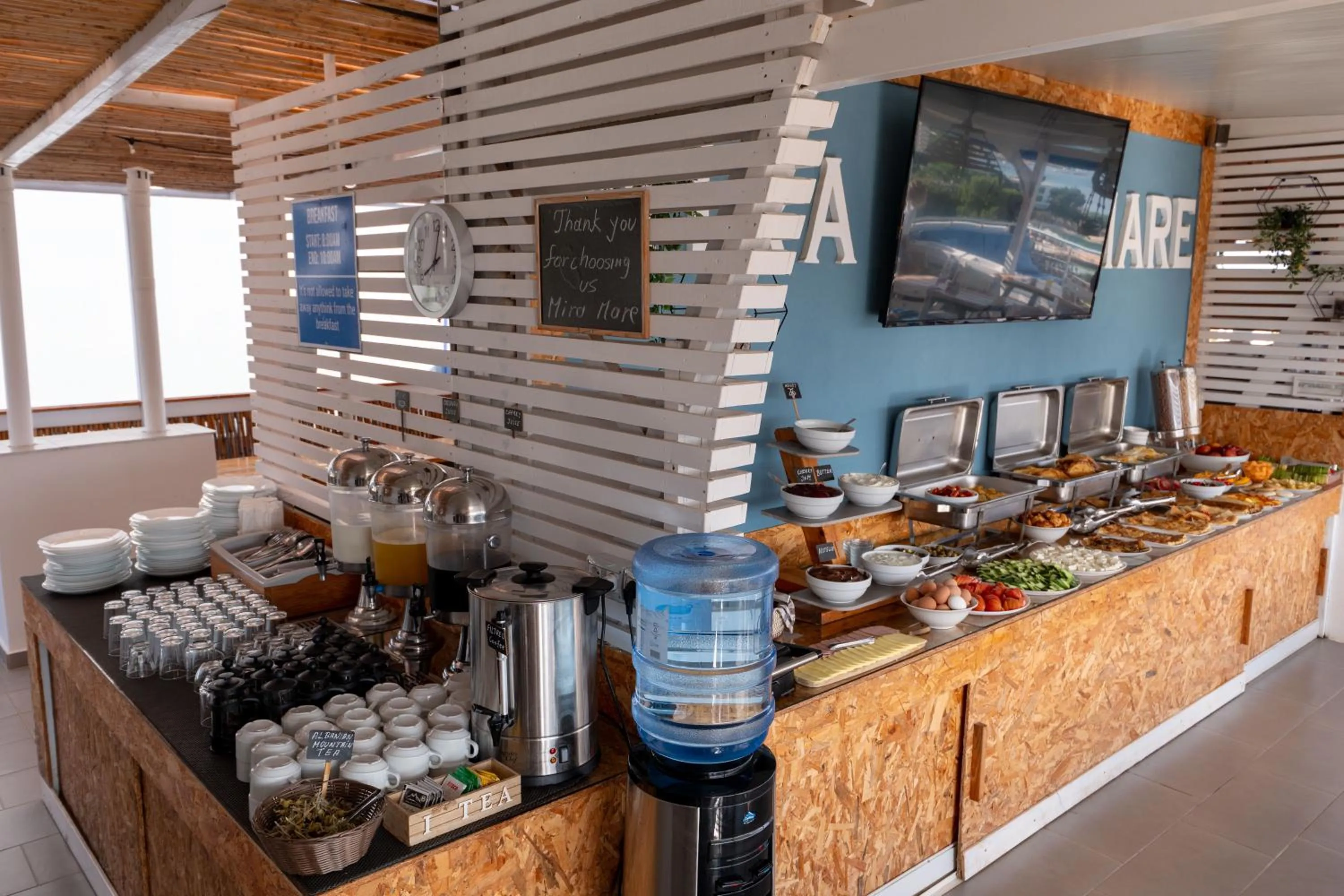 Buffet breakfast in Hotel Mira Mare