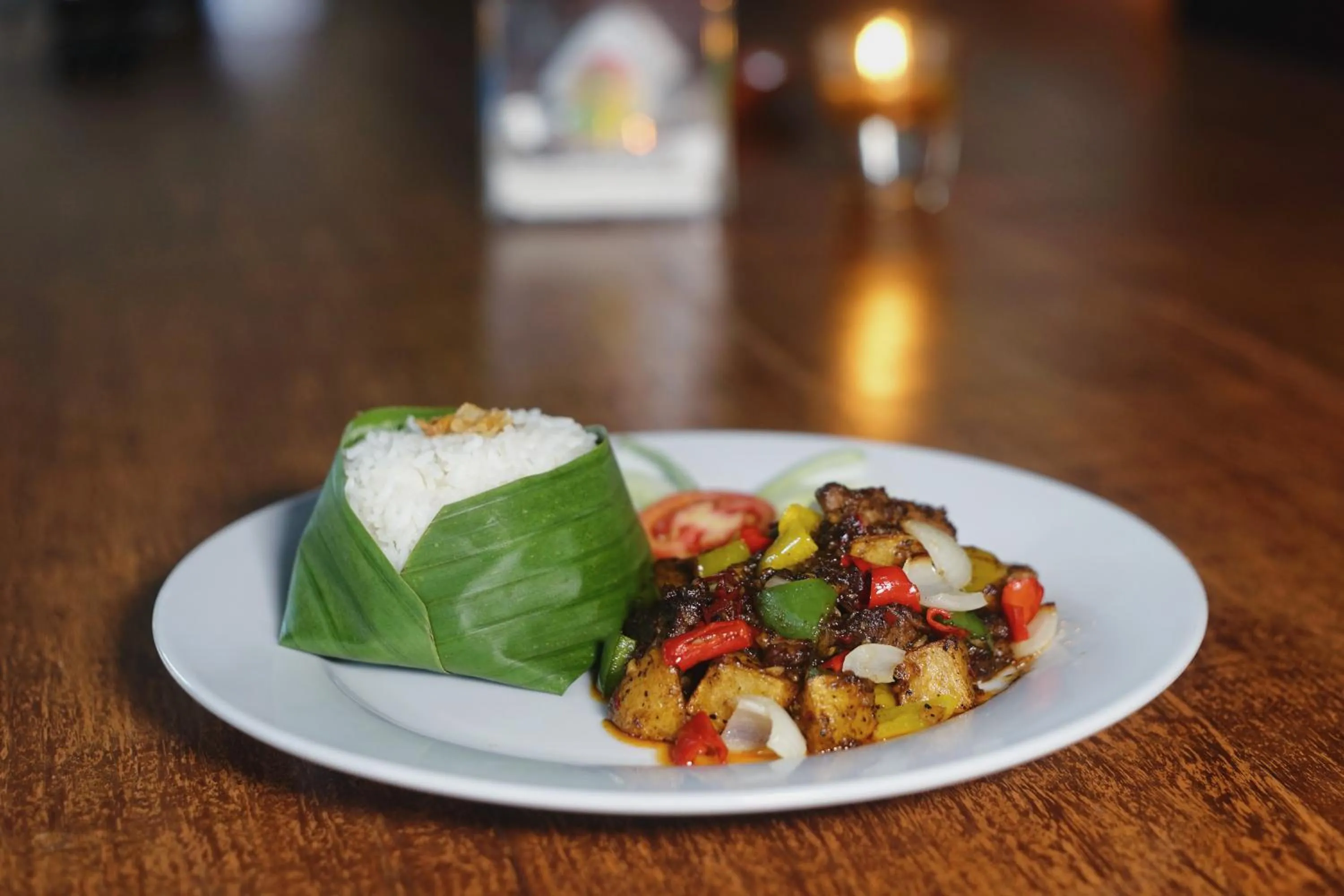 Food close-up in Segara Anak Hotel