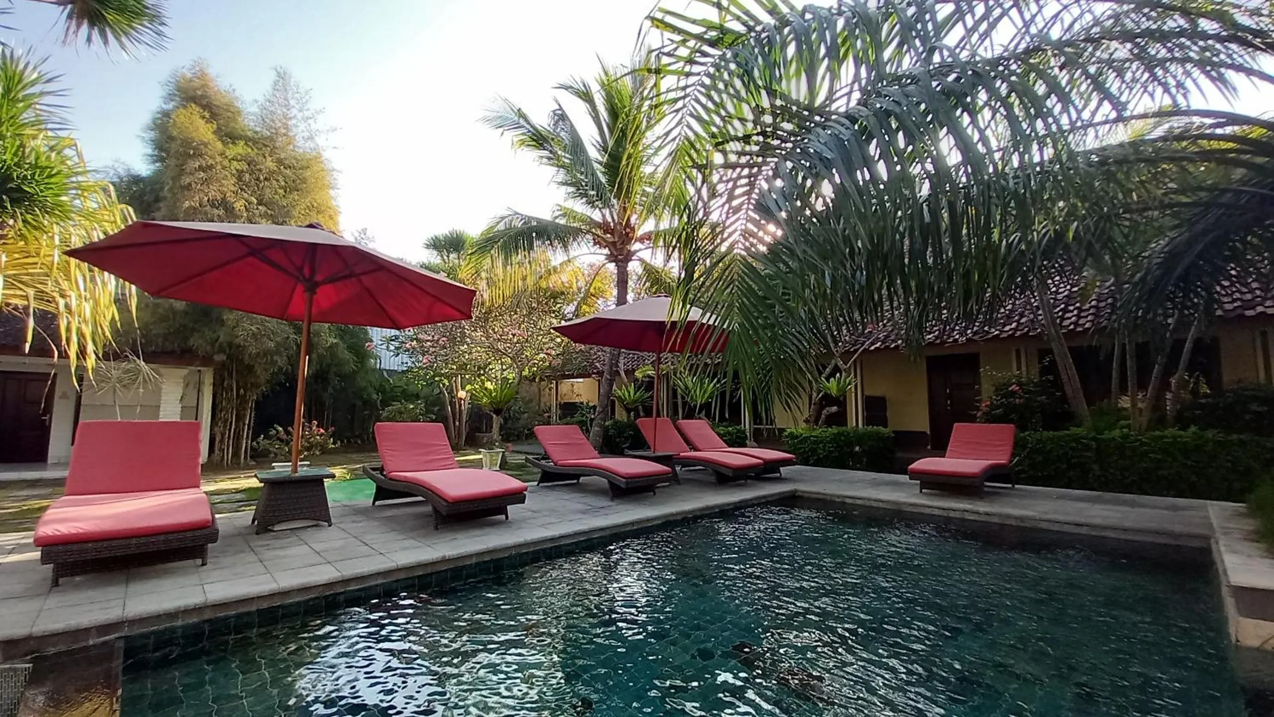 Garden in Segara Anak Hotel