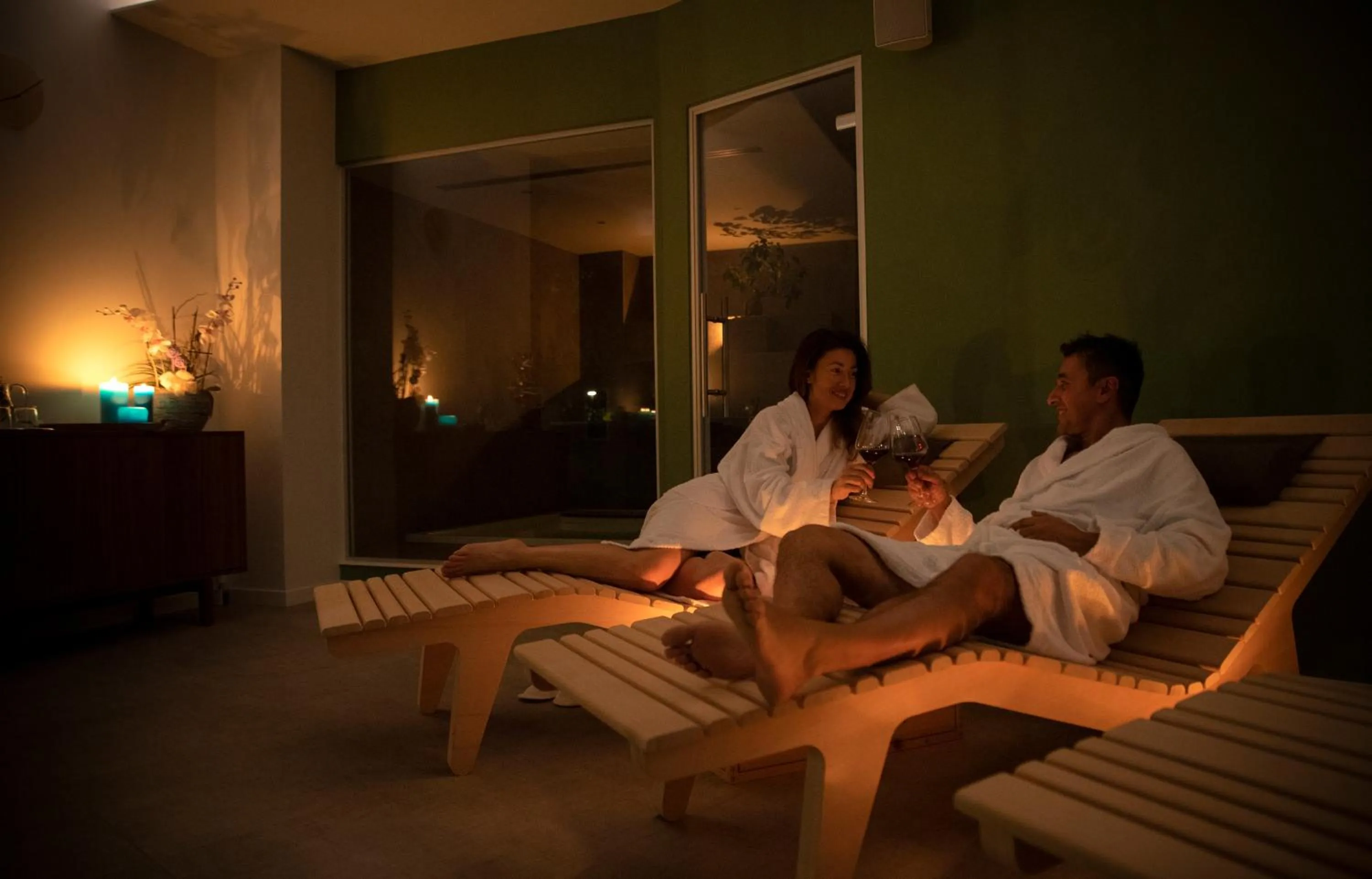 Spa and wellness centre/facilities in Hotel Piuro