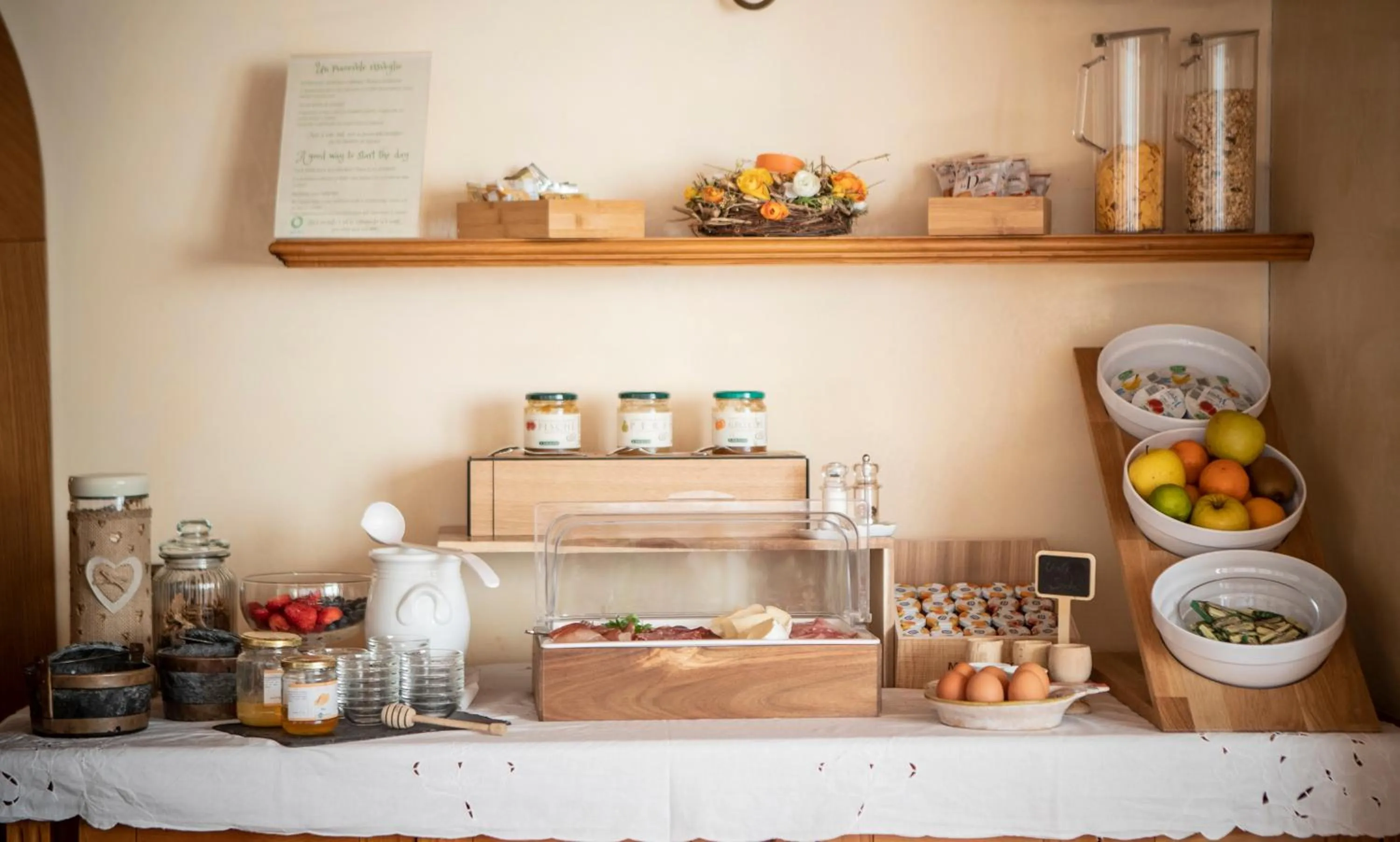 Food and drinks in Hotel Piuro