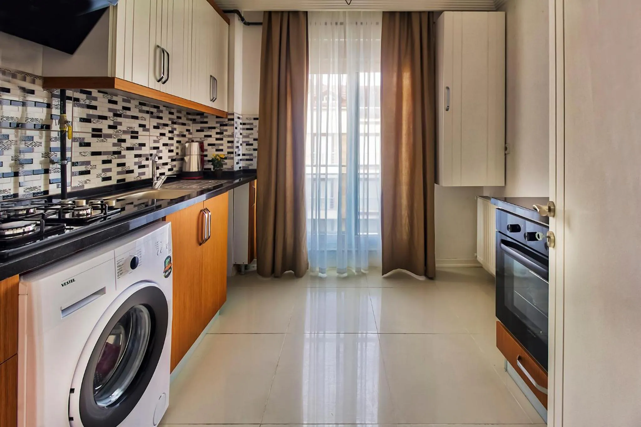 Kitchen or kitchenette in Aspendos Seaside