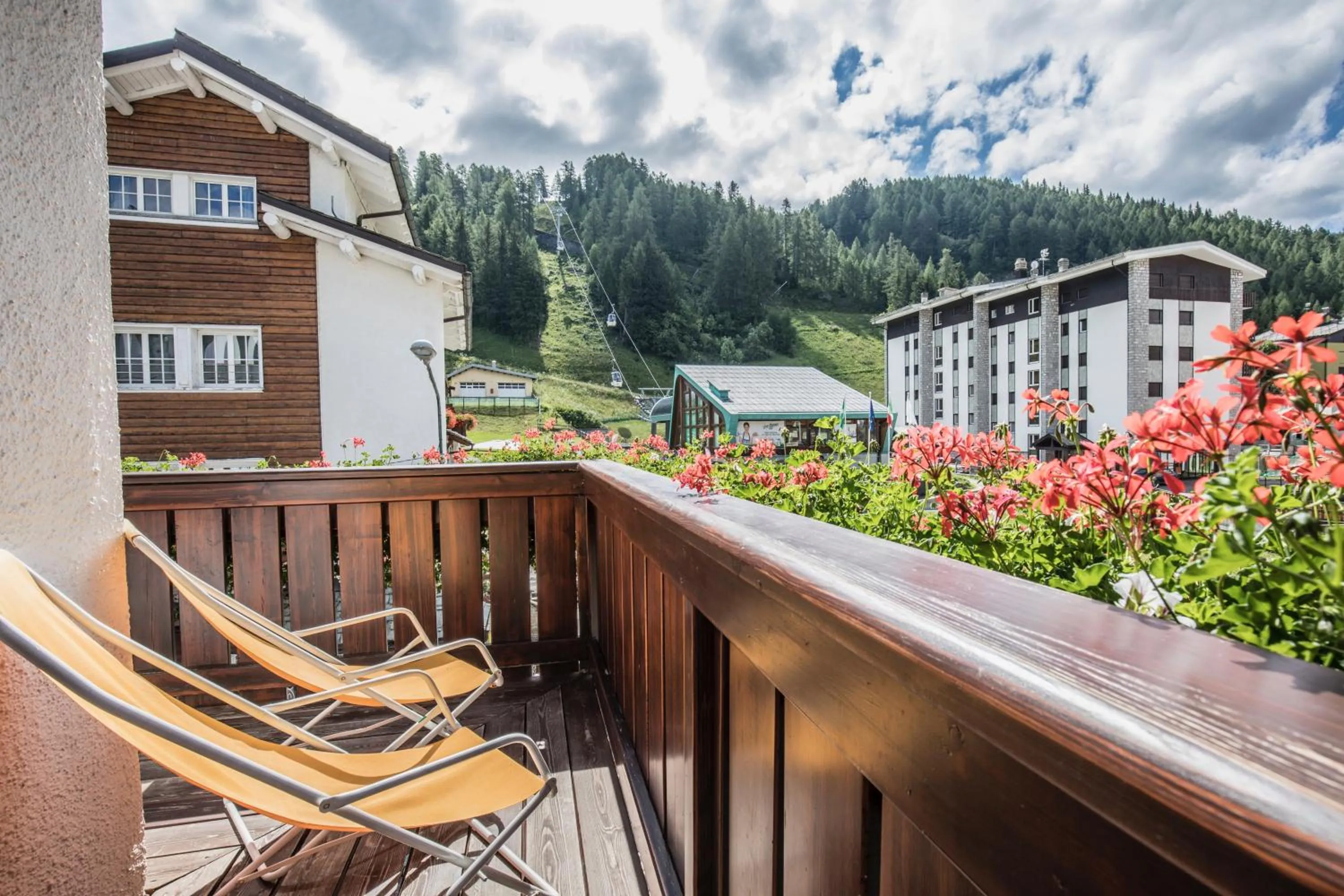Balcony/Terrace in Albergo K2