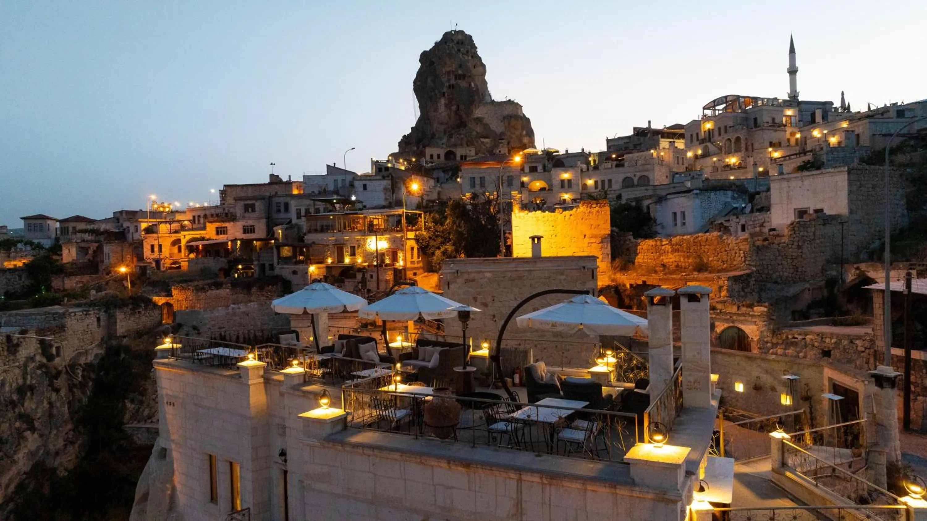 Balcony/Terrace in Tafoni Houses Cave Hotel