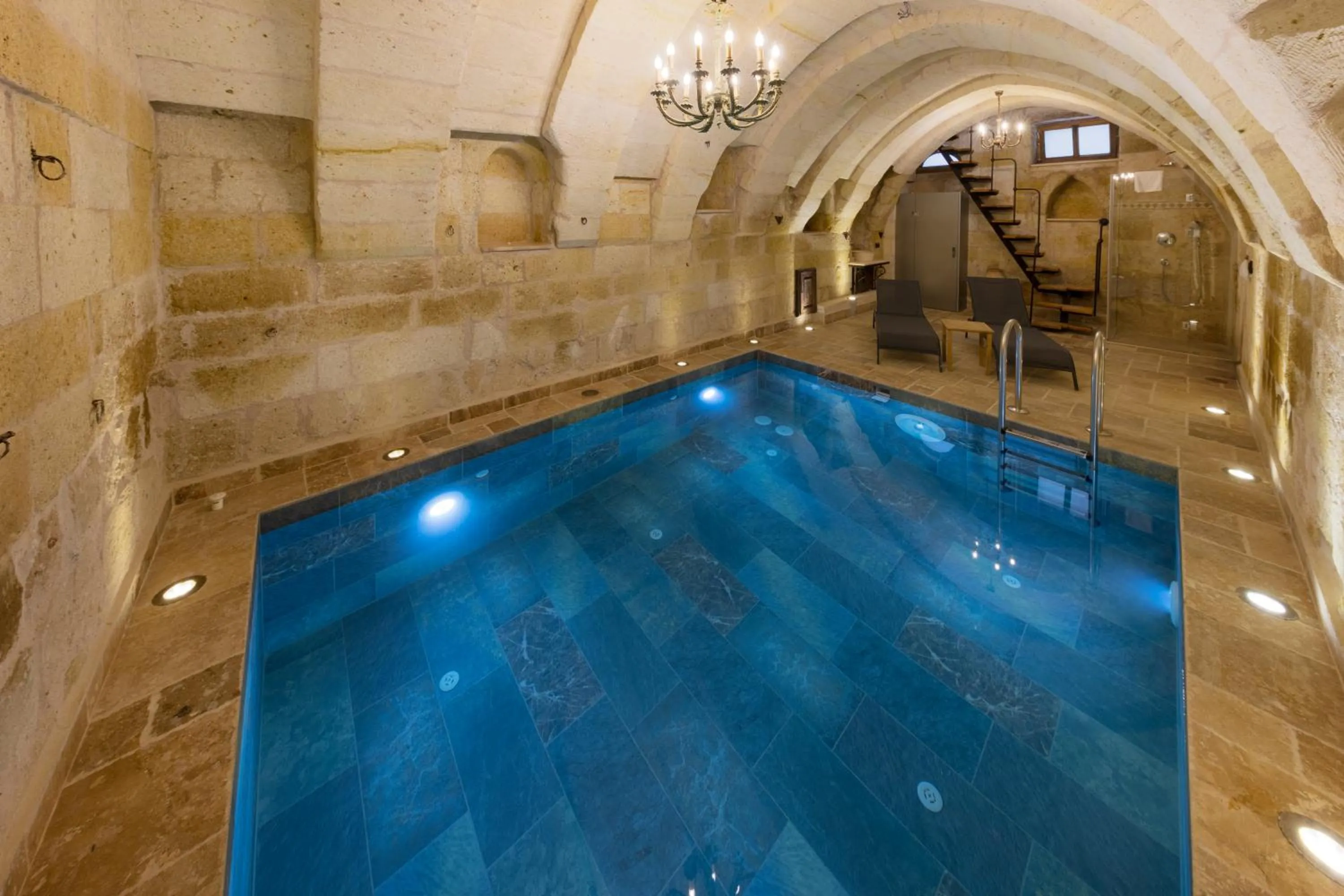 Swimming pool in Tafoni Houses Cave Hotel