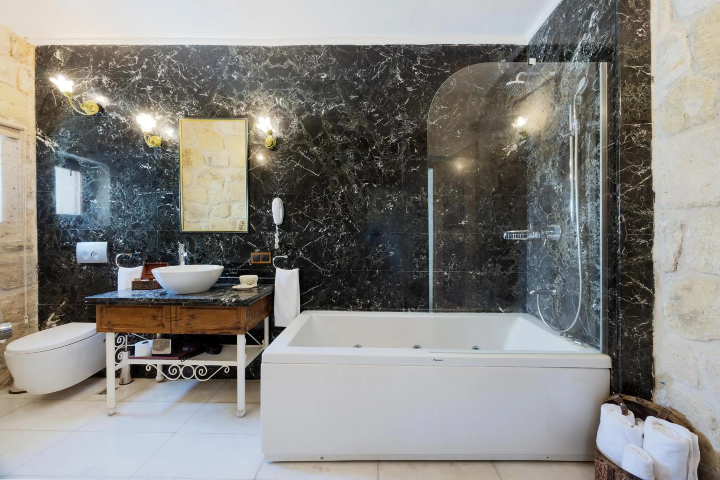 Bathroom in Tafoni Houses Cave Hotel