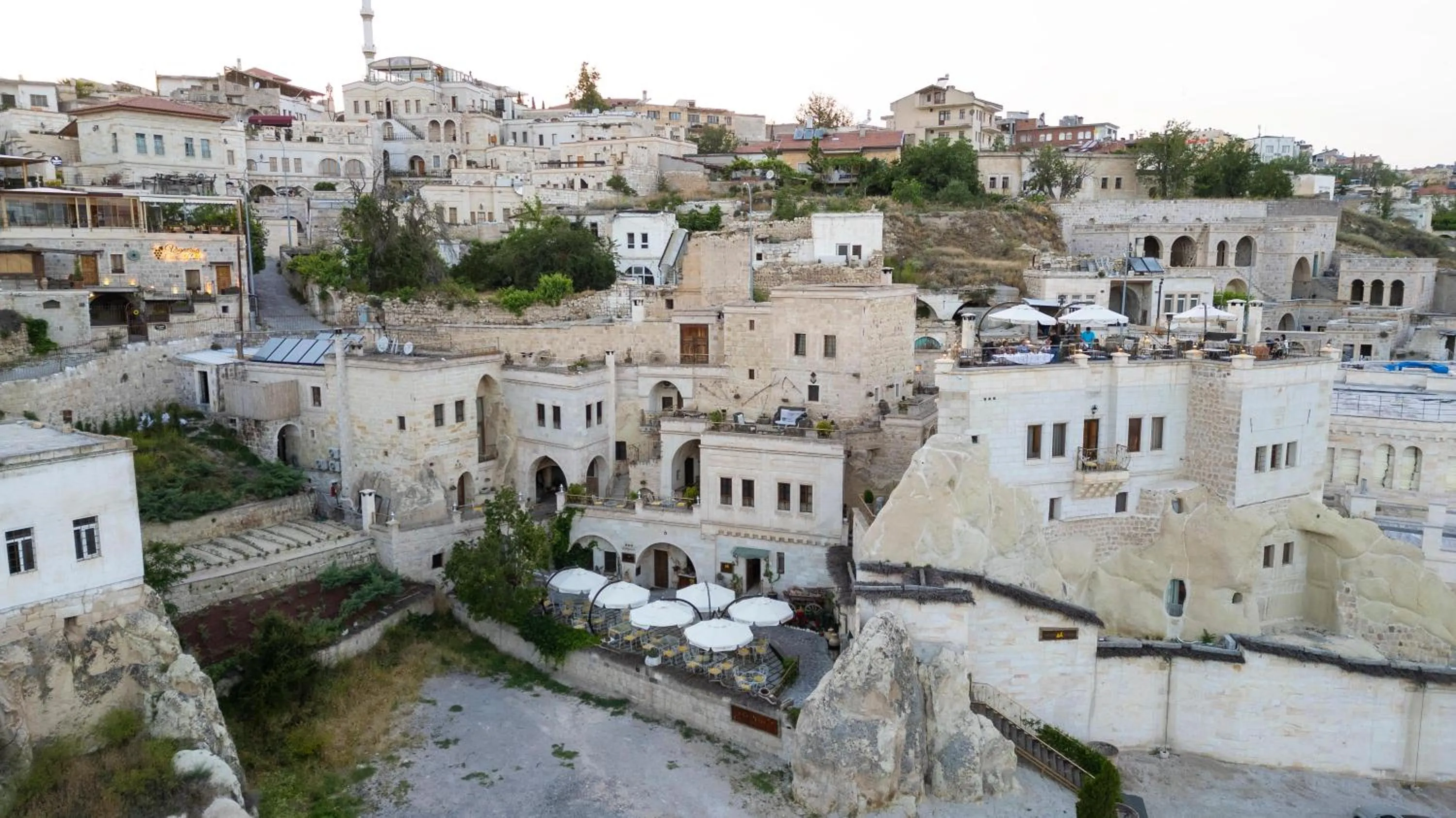 Bird's eye view in Tafoni Houses Cave Hotel