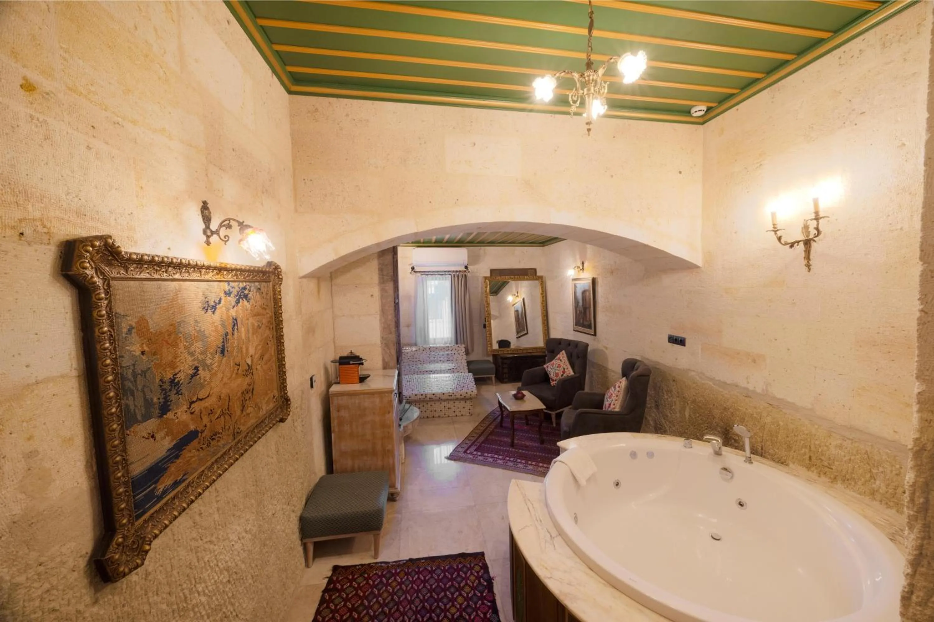 Bathroom in Tafoni Houses Cave Hotel