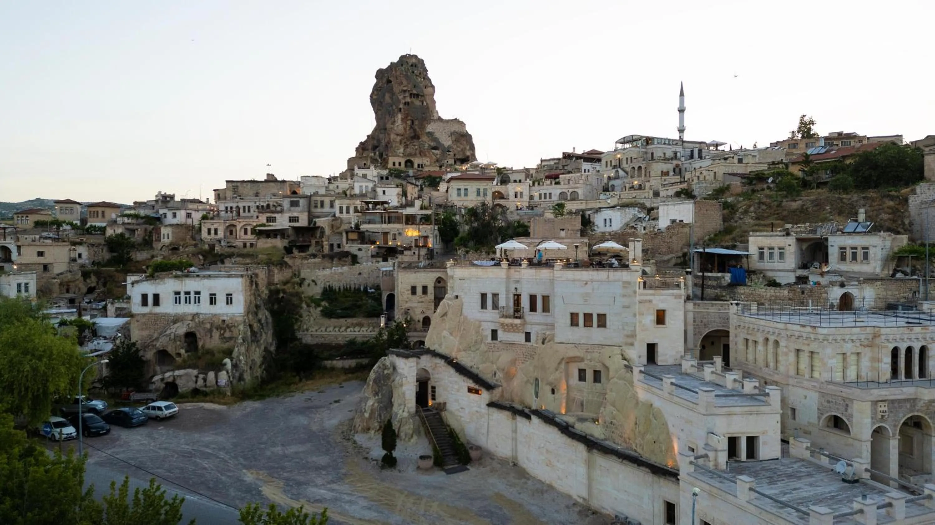 Bird's eye view in Tafoni Houses Cave Hotel