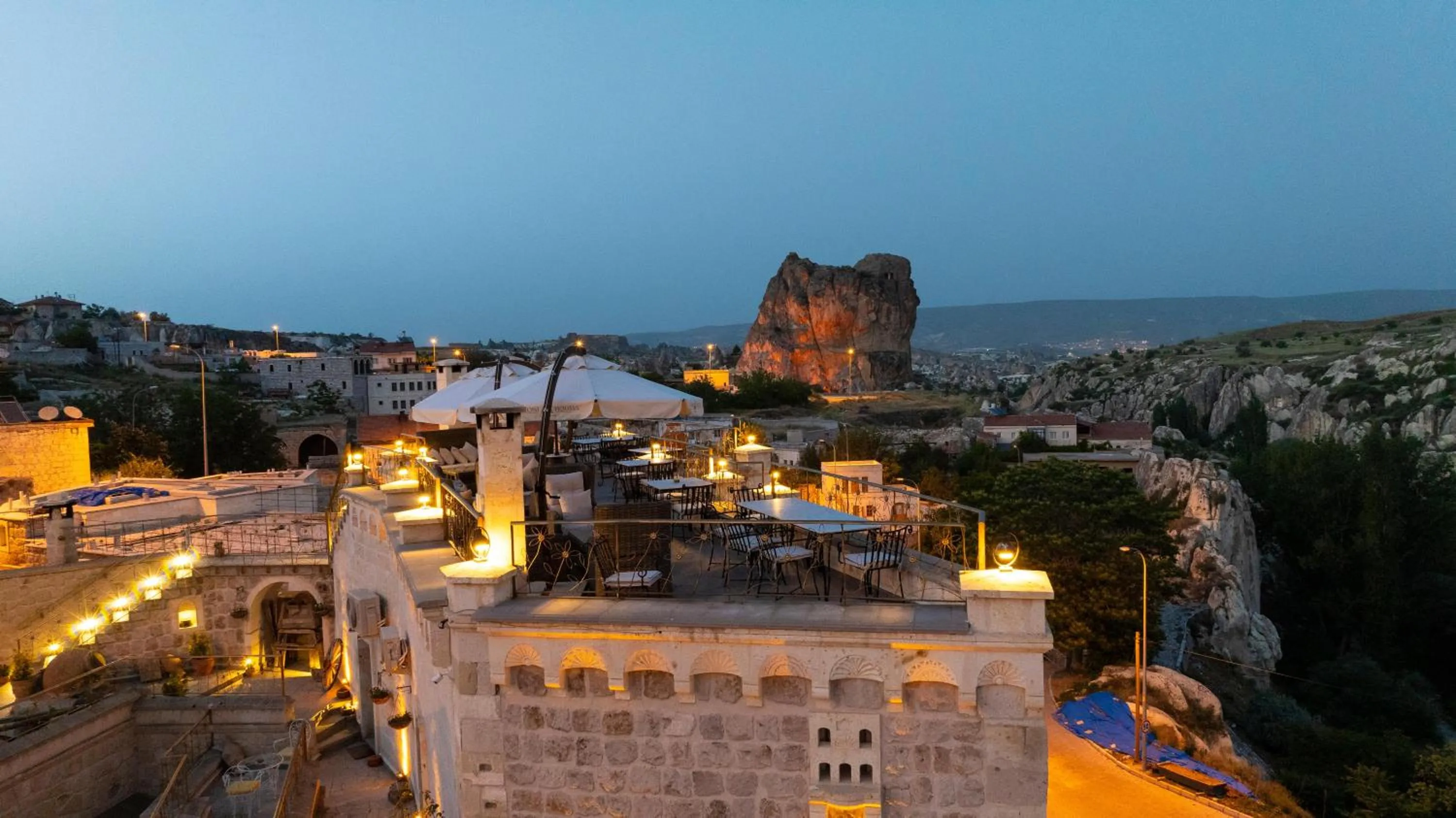 Balcony/Terrace in Tafoni Houses Cave Hotel