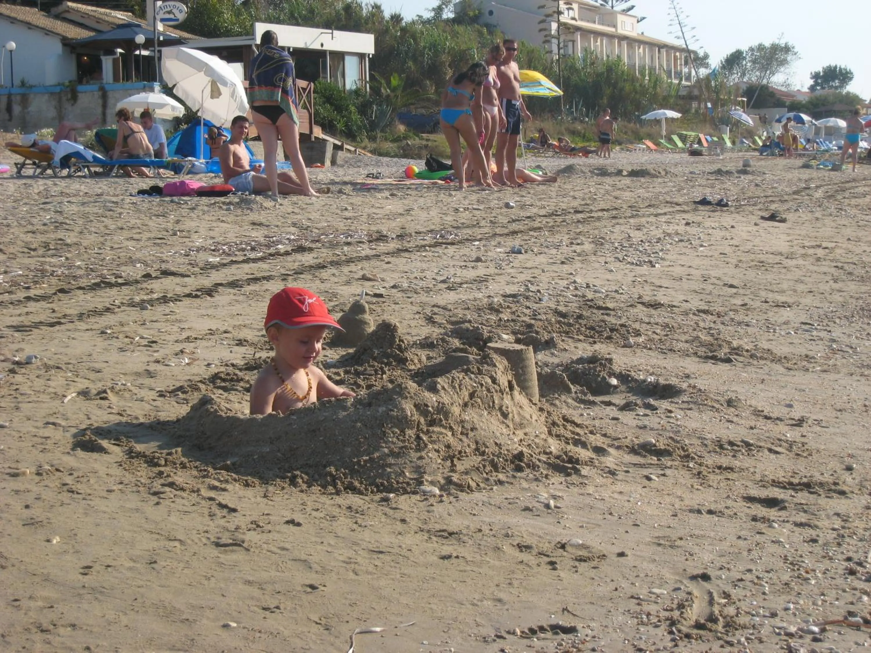 Beach in Filorian Hotel Apartments