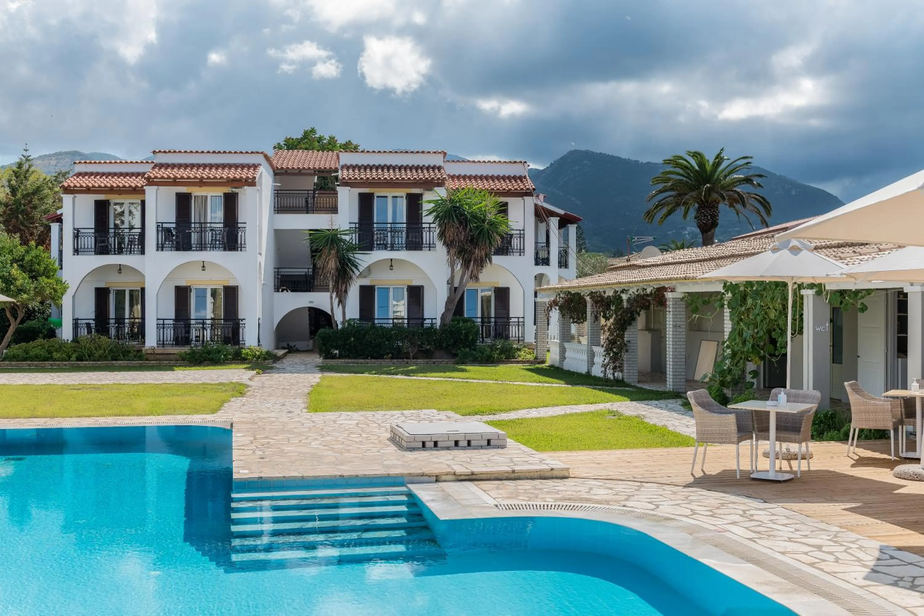 Property building in Filorian Hotel Apartments