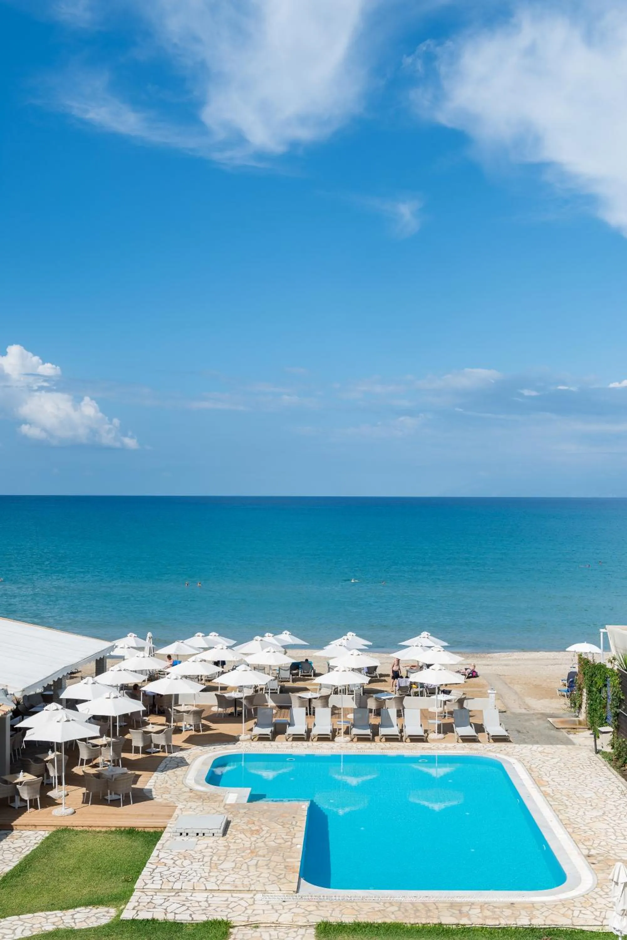 Pool view in Filorian Hotel Apartments
