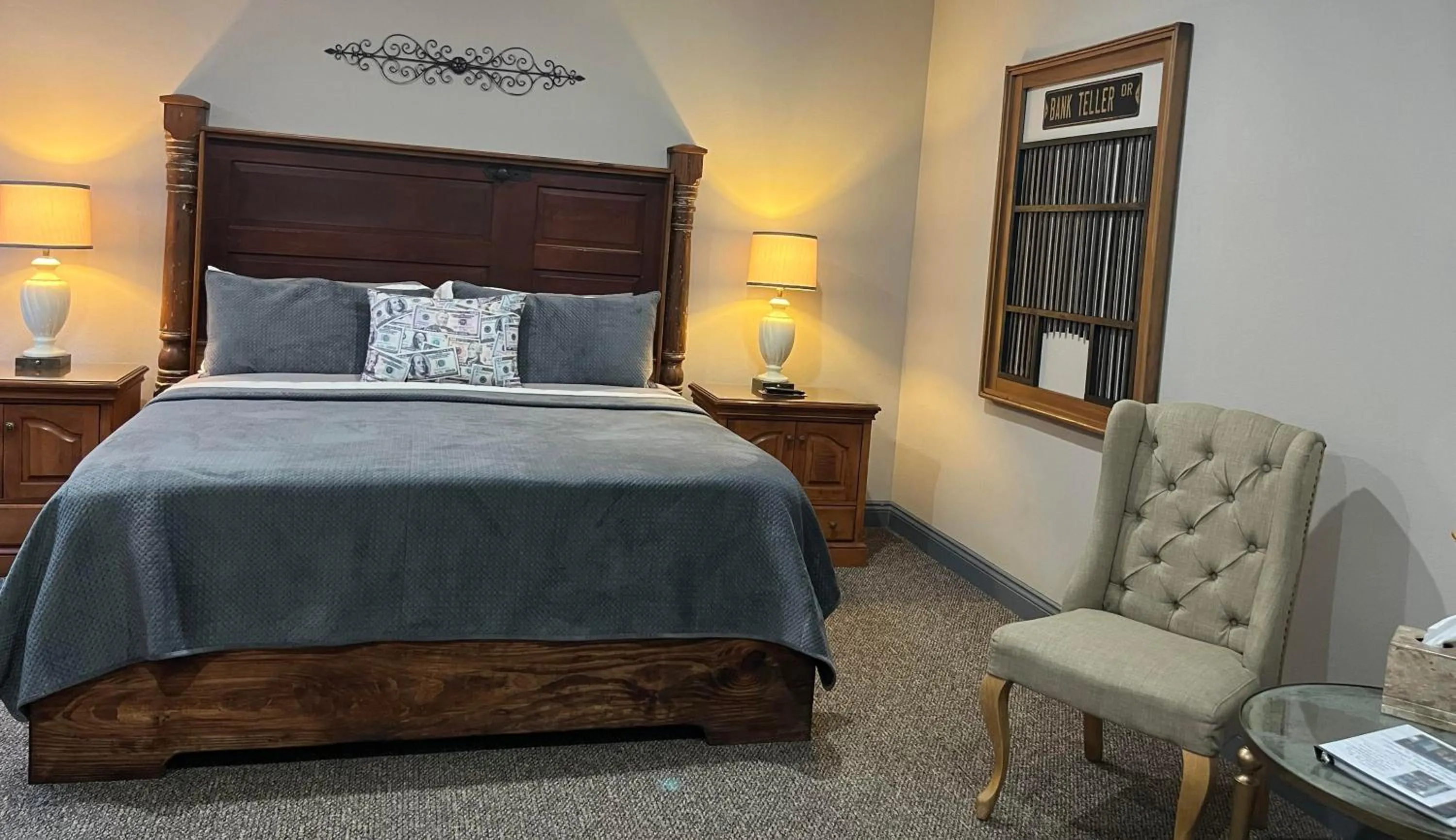 Bed in The Bank Hotel