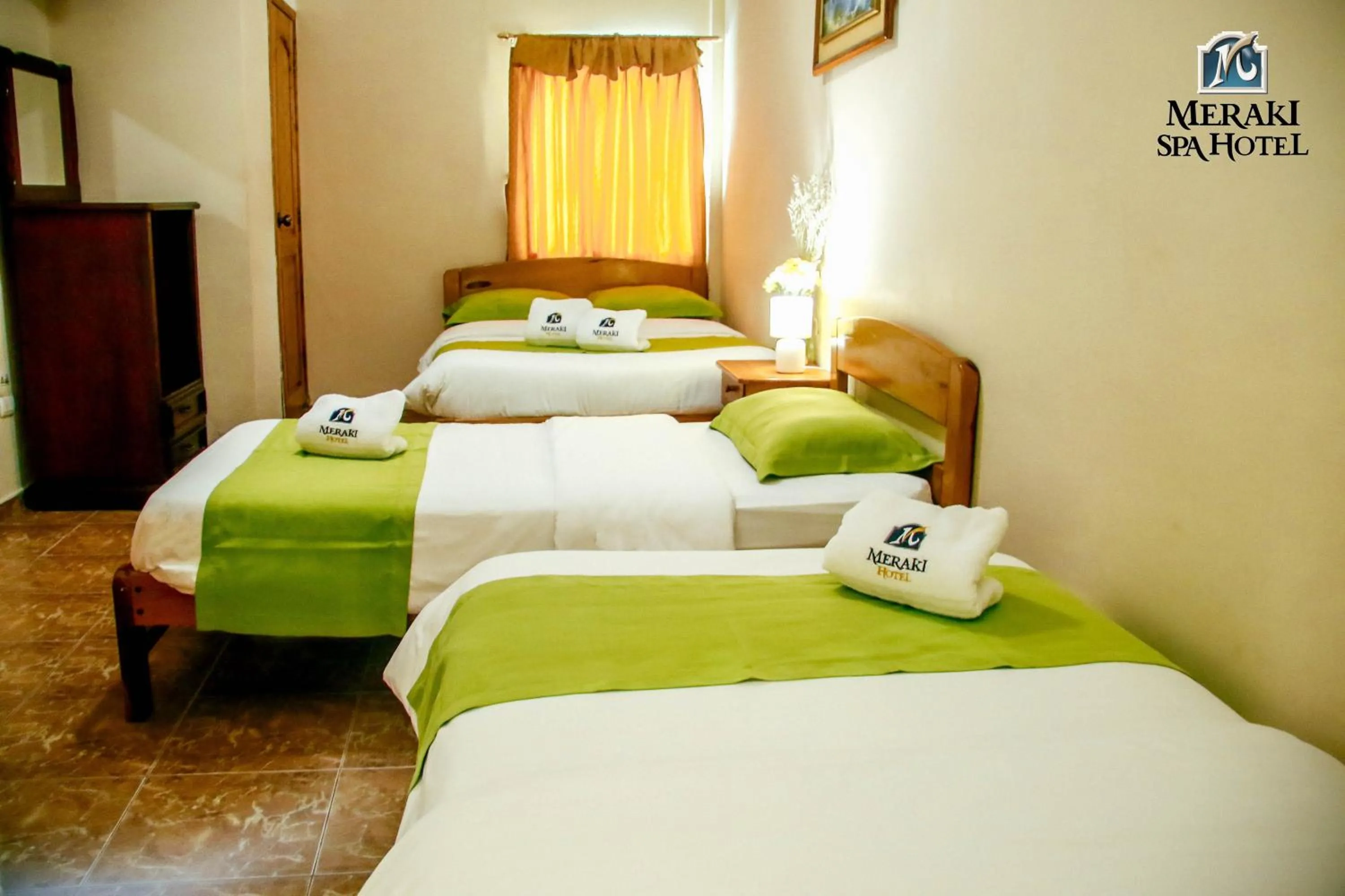 Bed in Meraki Hotel