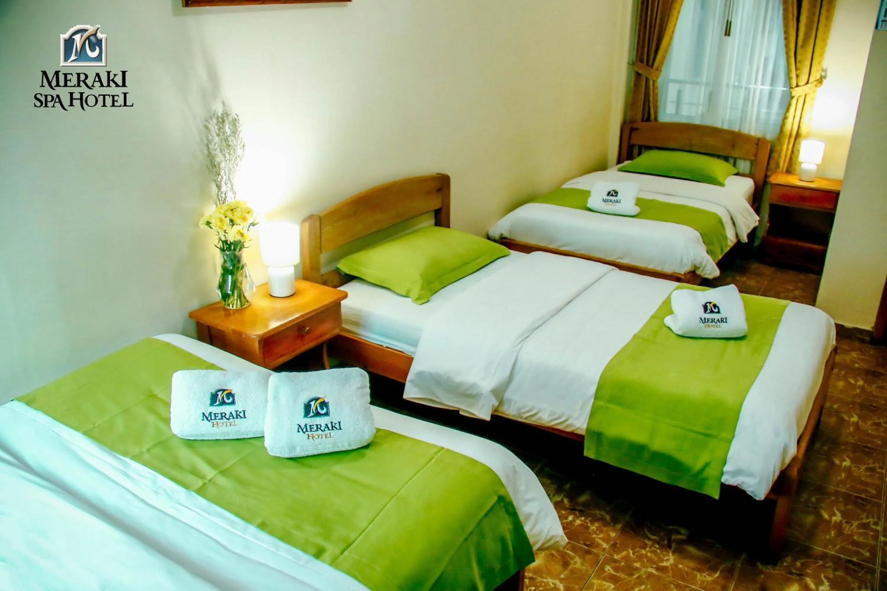 Bed in Meraki Hotel