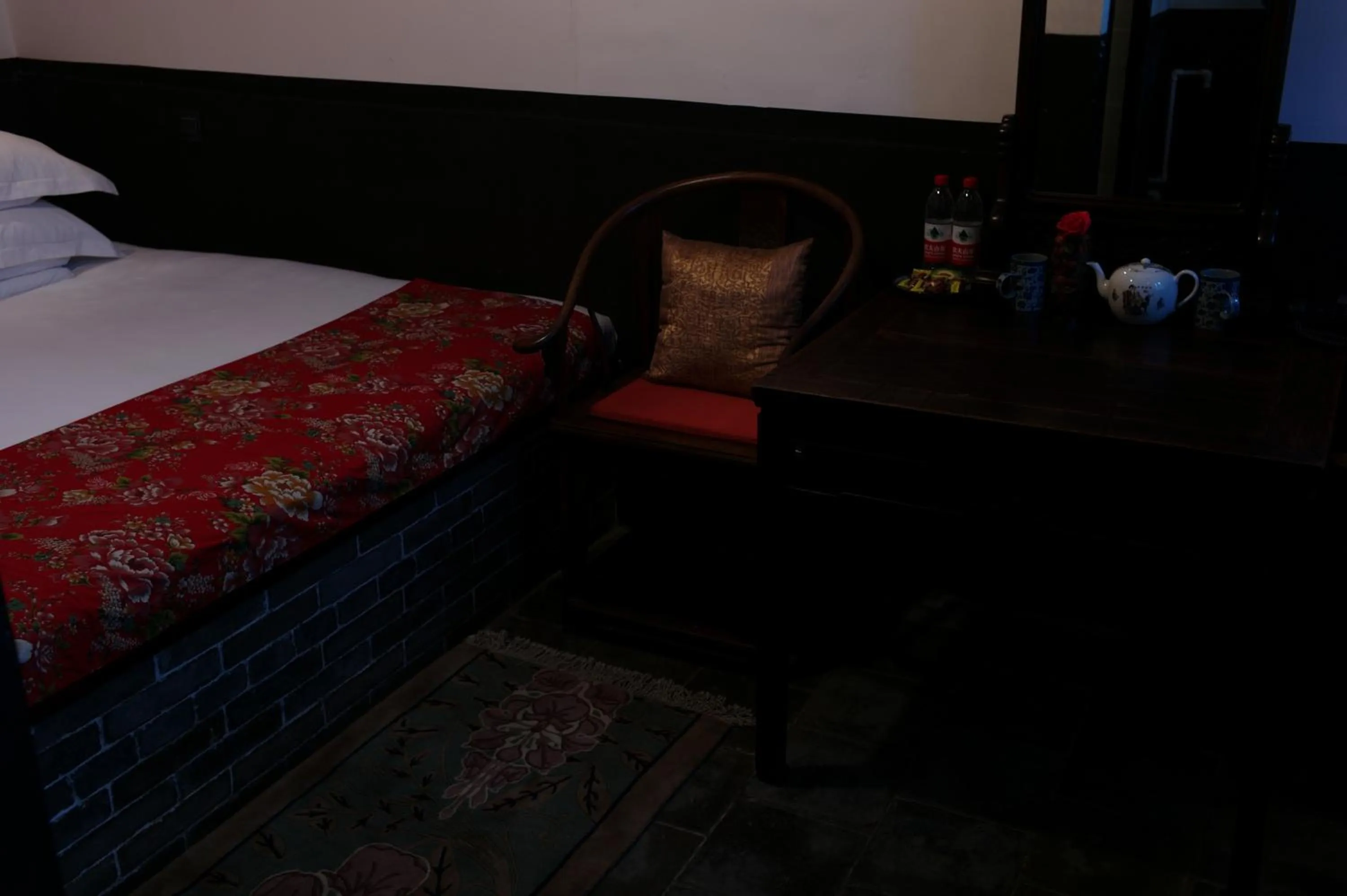 Bed in Pingyao Yide Hotel