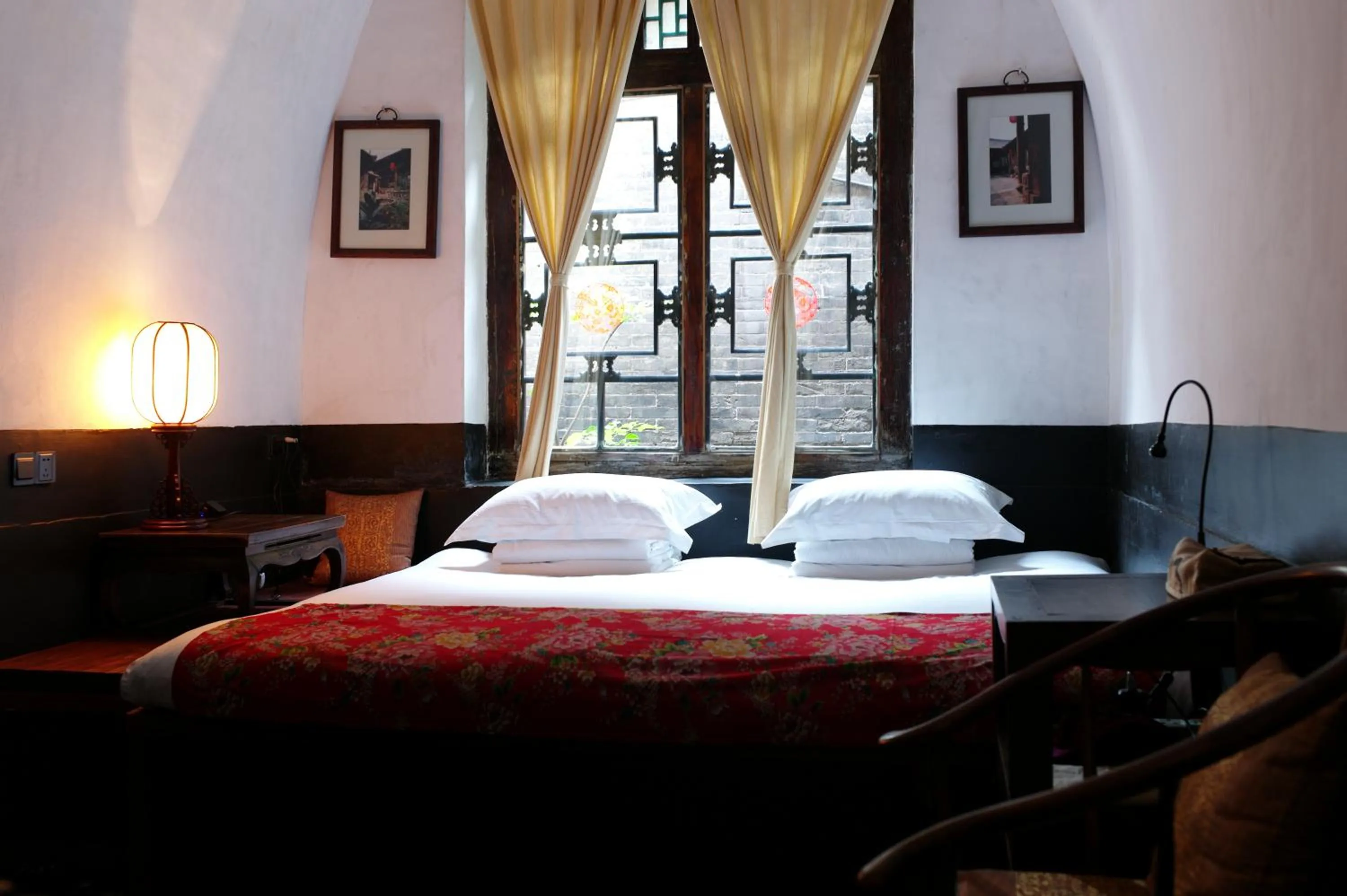 Bed in Pingyao Yide Hotel