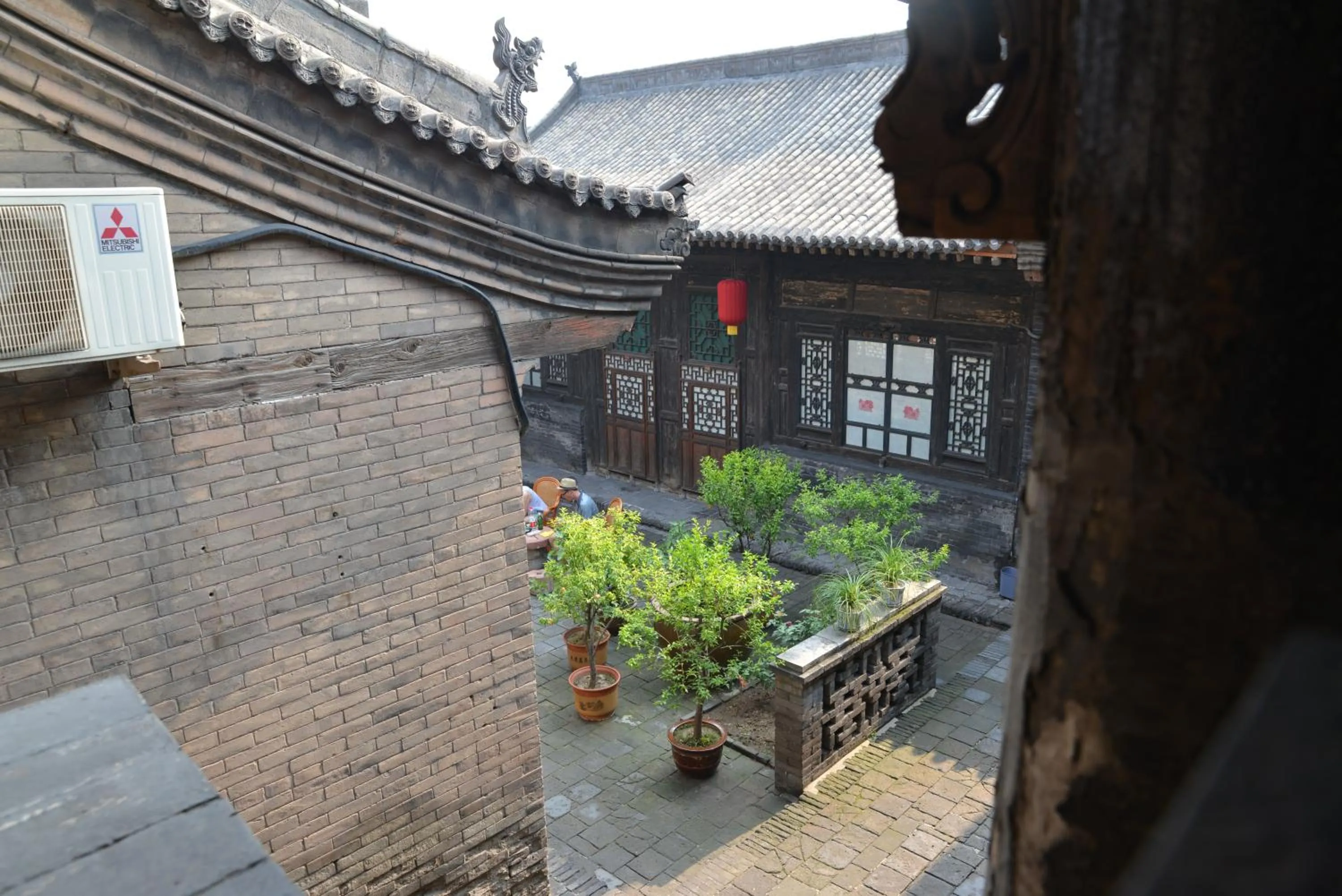 Bird's eye view in Pingyao Yide Hotel