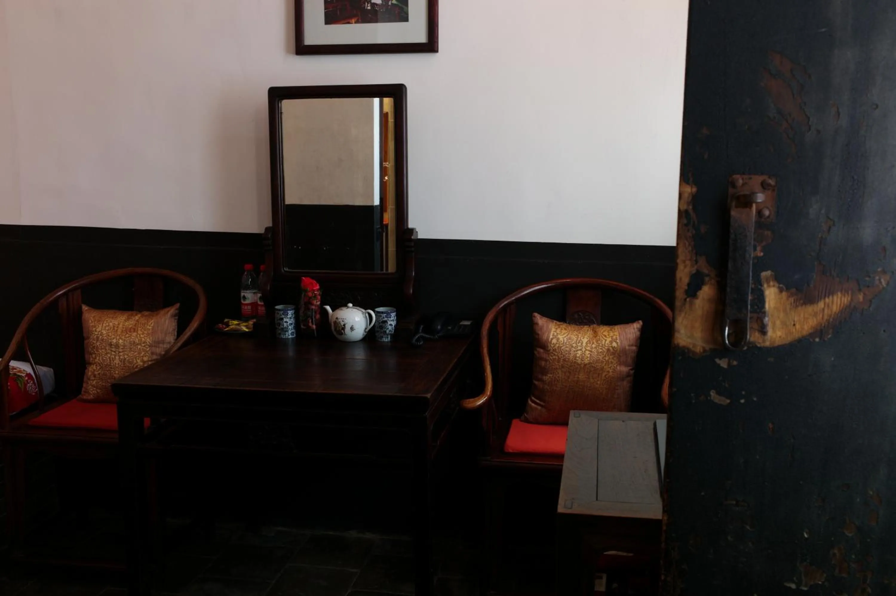 Decorative detail in Pingyao Yide Hotel